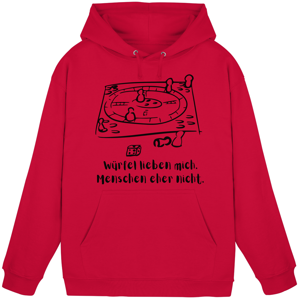Würfel lieben mich. Menschen eher nicht. - Basic Unisex Hoodie