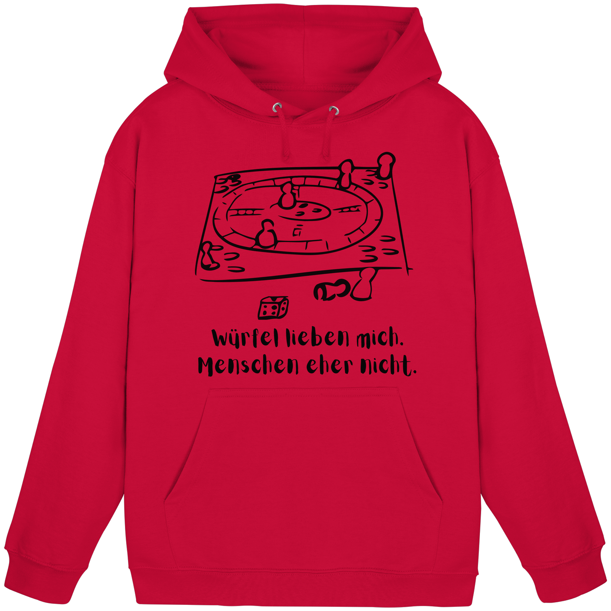 Würfel lieben mich. Menschen eher nicht. - Basic Unisex Hoodie