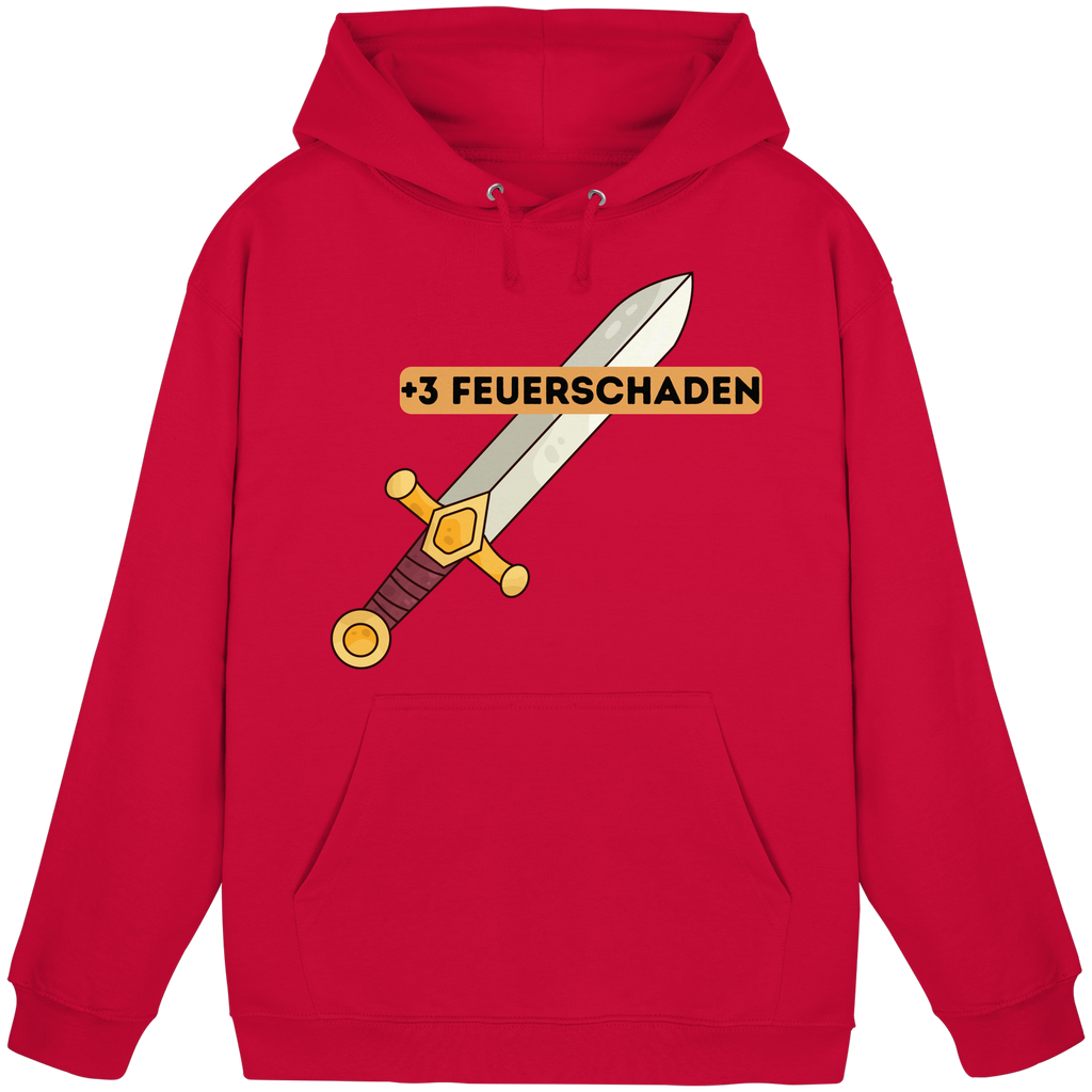 +3 Feuerschaden - Basic Unisex Hoodie