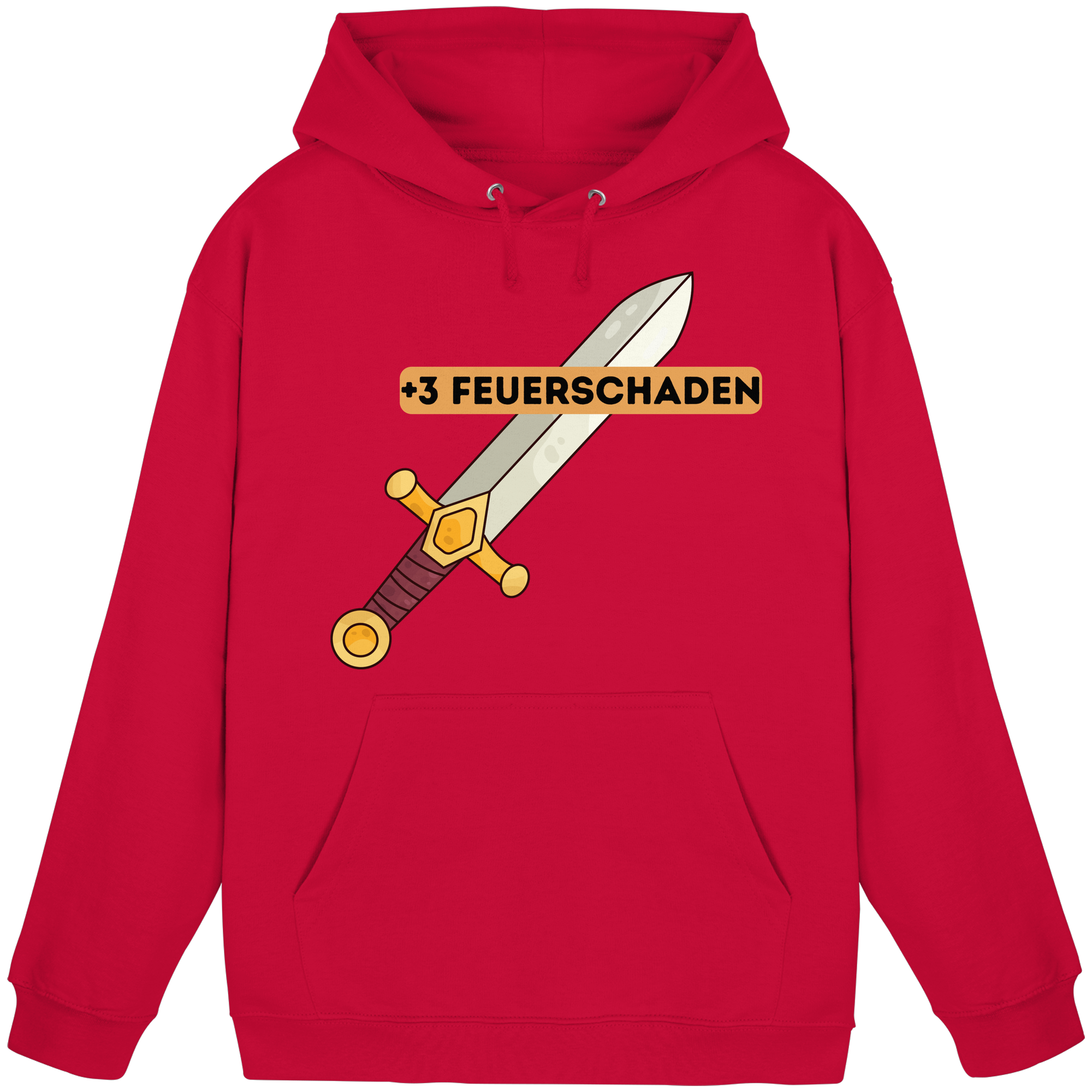 +3 Feuerschaden - Basic Unisex Hoodie