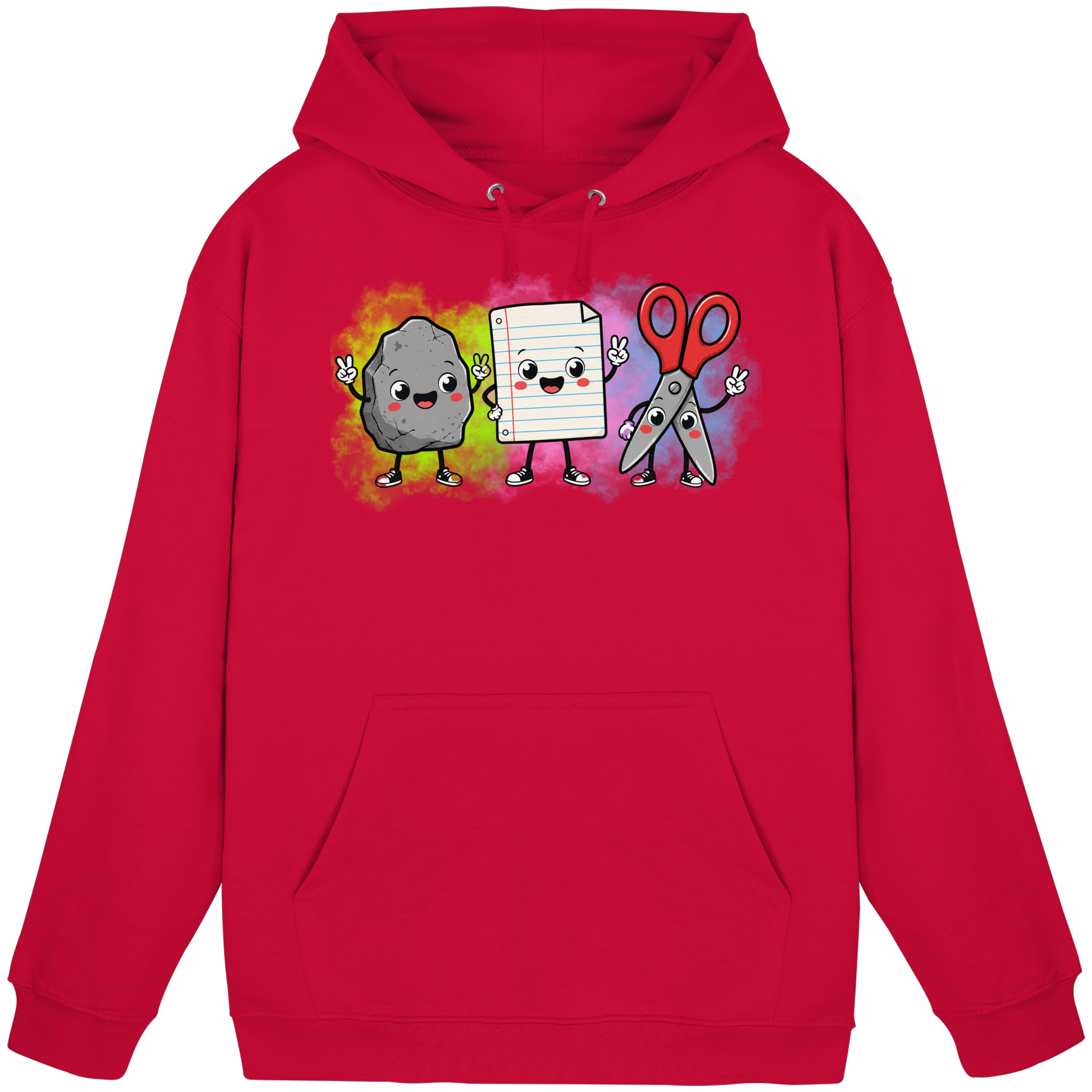 Stein schlägt Schere schlägt Papier! - Basic Unisex Hoodie