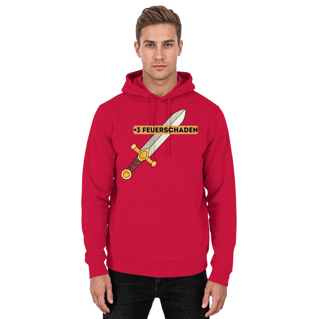 +3 Feuerschaden - Basic Unisex Hoodie