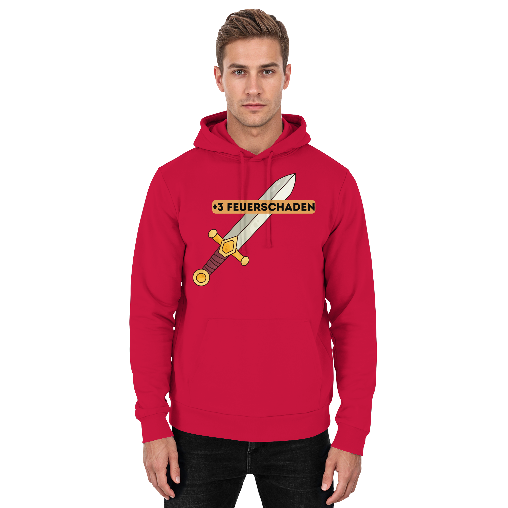 +3 Feuerschaden - Basic Unisex Hoodie