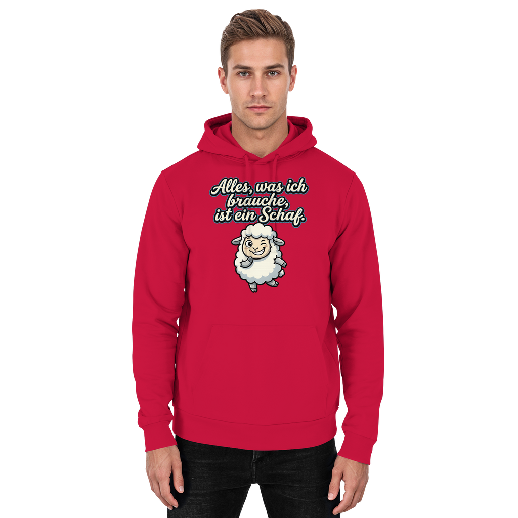 Alles, was ich brauche, ist ein Schaf!  - Basic Unisex Hoodie