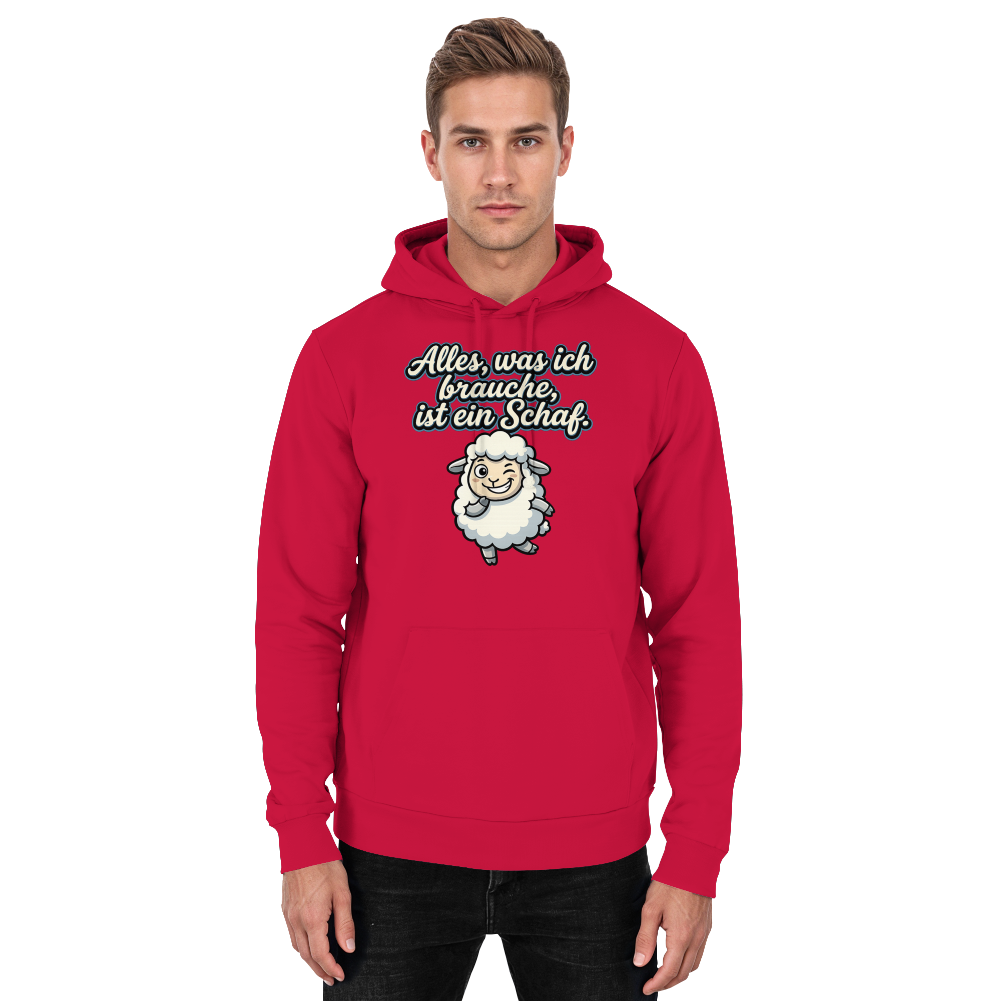 Alles, was ich brauche, ist ein Schaf!  - Basic Unisex Hoodie
