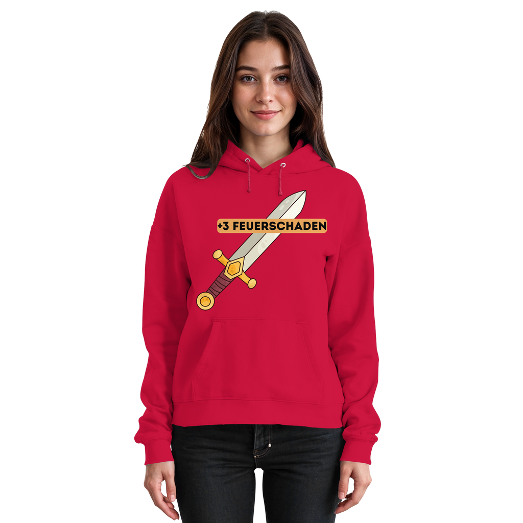 +3 Feuerschaden - Basic Unisex Hoodie
