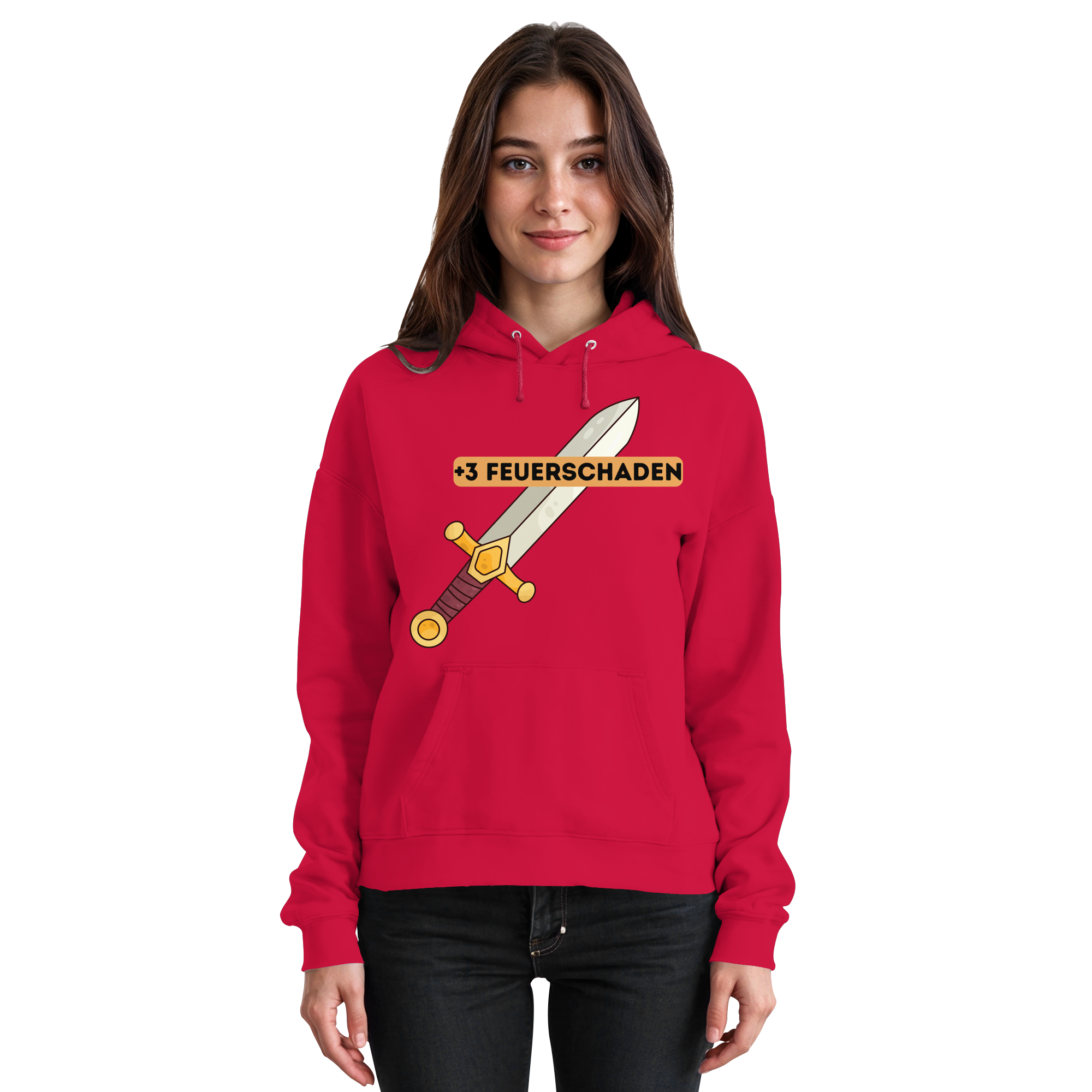 +3 Feuerschaden - Basic Unisex Hoodie