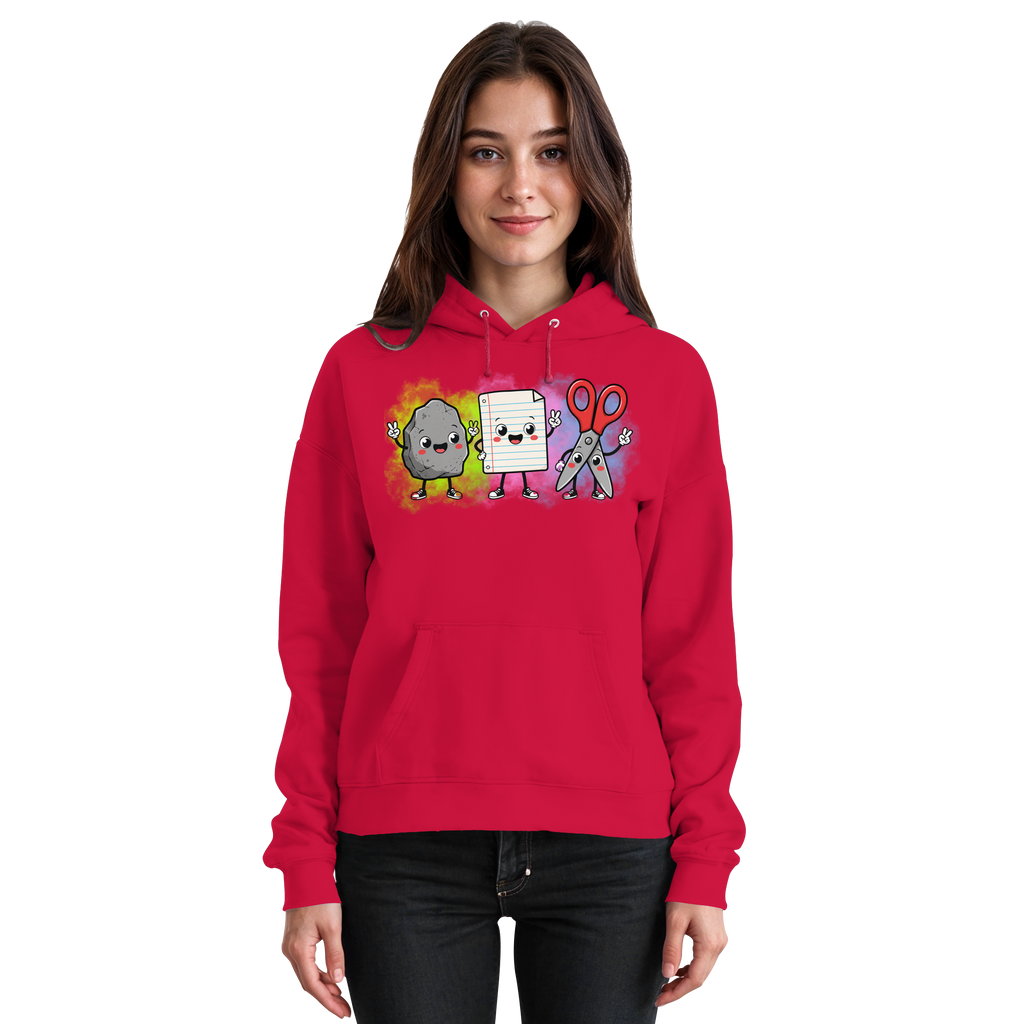 Stein schlägt Schere schlägt Papier! - Basic Unisex Hoodie