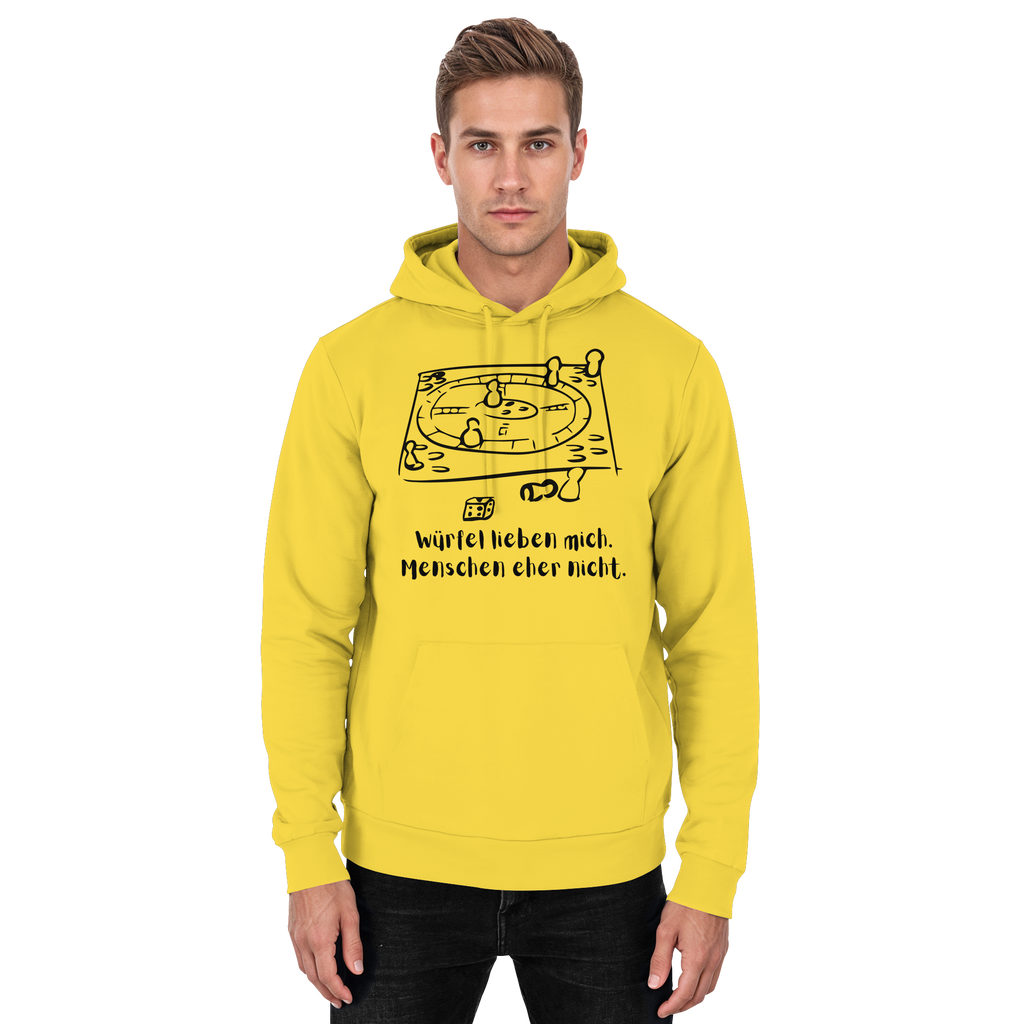 Würfel lieben mich. Menschen eher nicht. - Basic Unisex Hoodie
