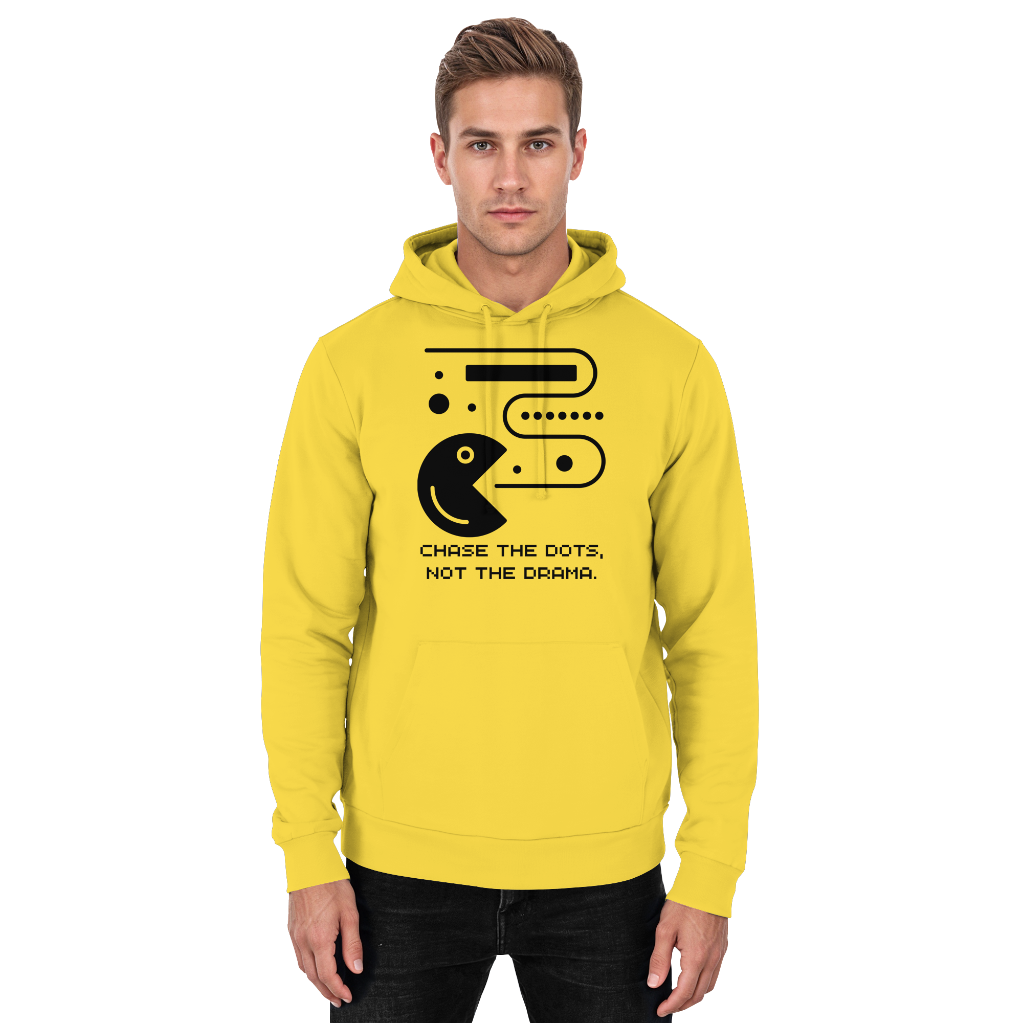 Chase the Dots, Not the Drama - Basic Unisex Hoodie