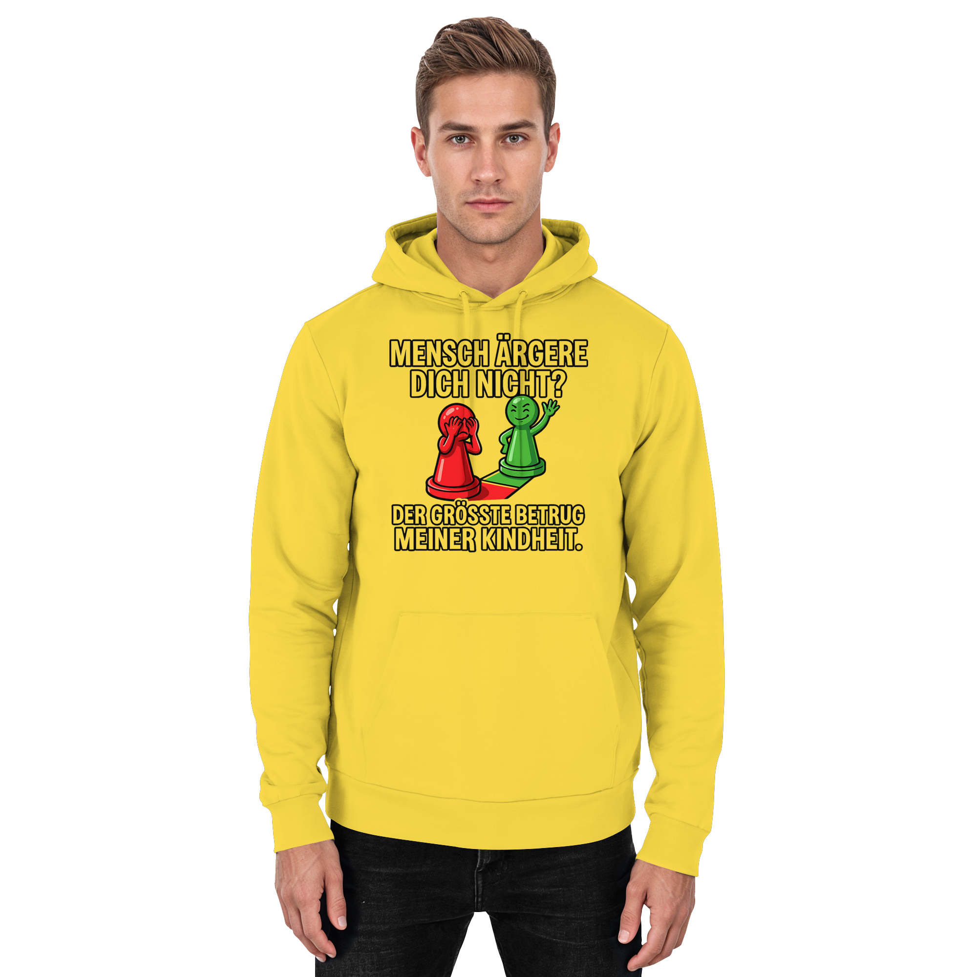 Mensch ärgere dich nicht? – Passiert. - Basic Unisex Hoodie