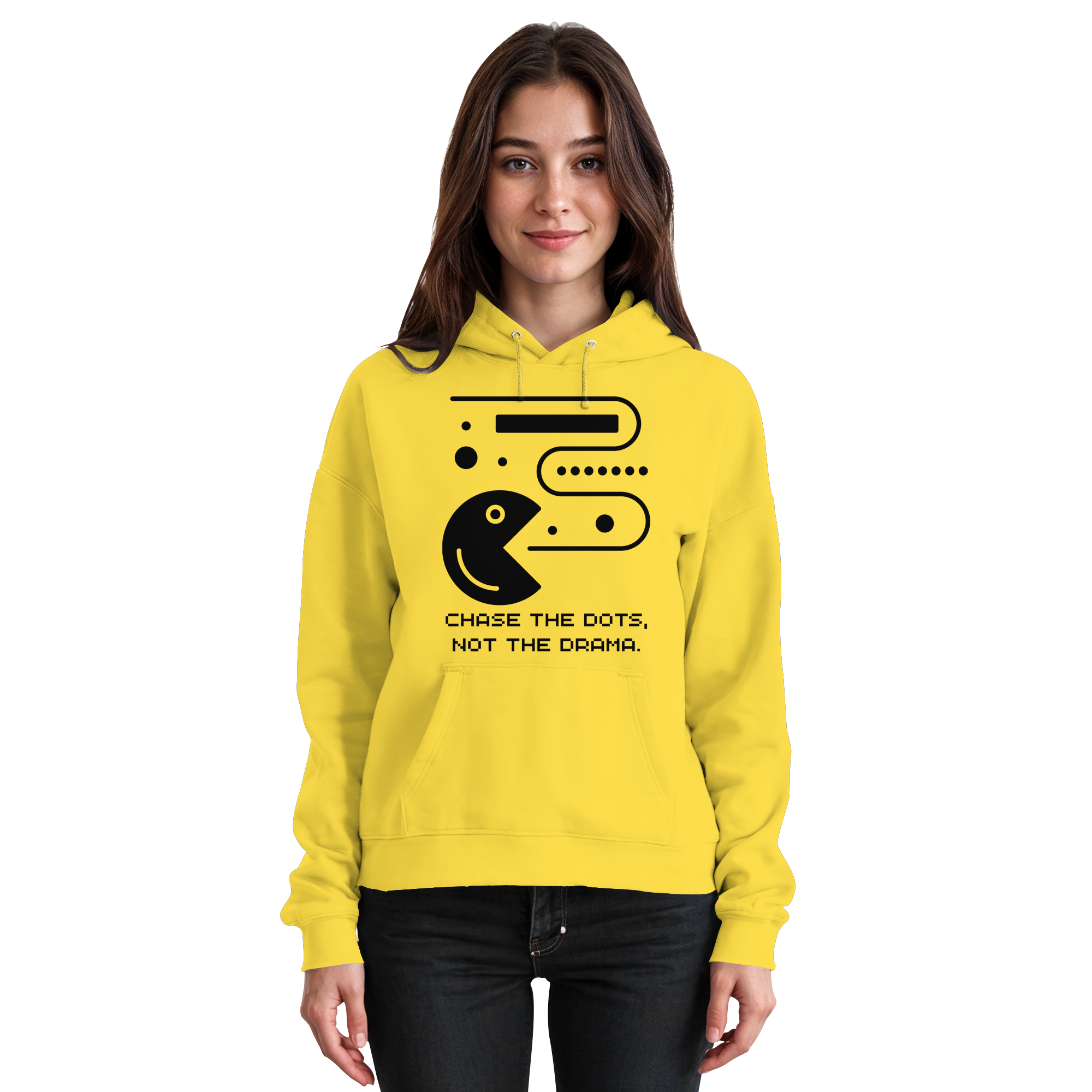 Chase the Dots, Not the Drama - Basic Unisex Hoodie