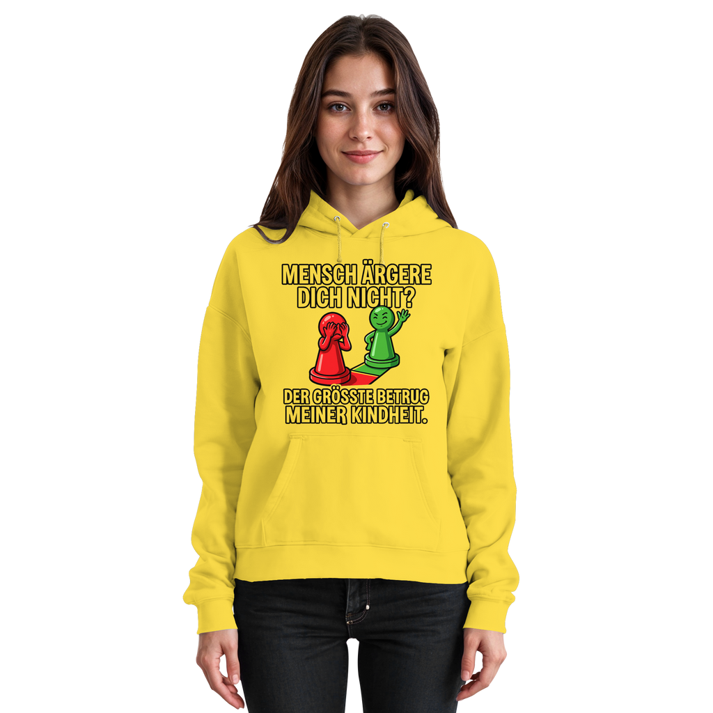 Mensch ärgere dich nicht? – Passiert. - Basic Unisex Hoodie