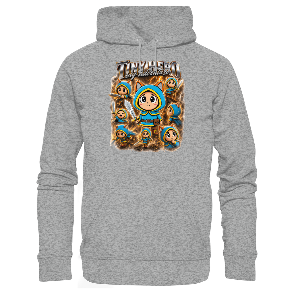 Tiny Hero – Big Adventure - Basic Unisex Hoodie