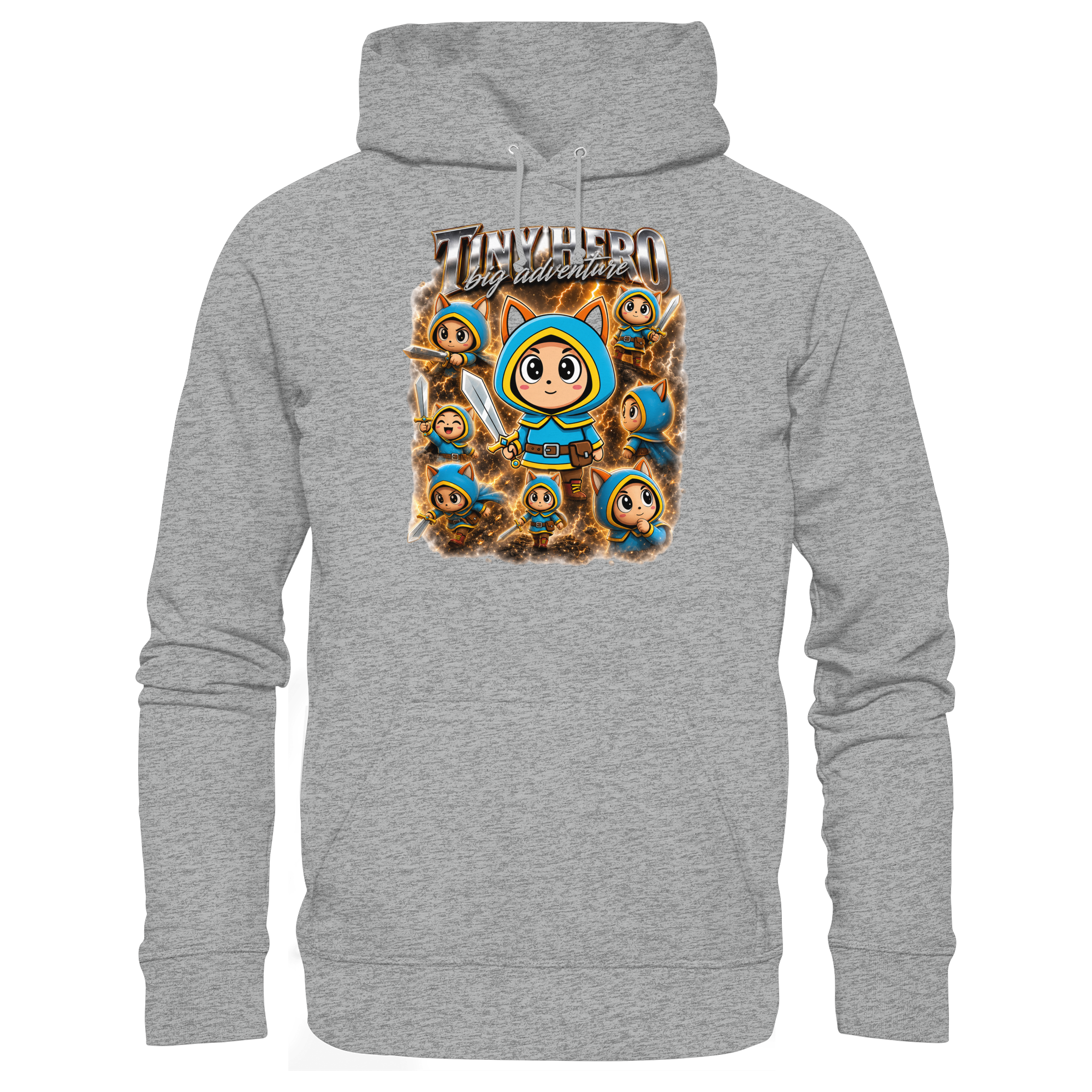 Tiny Hero – Big Adventure - Basic Unisex Hoodie