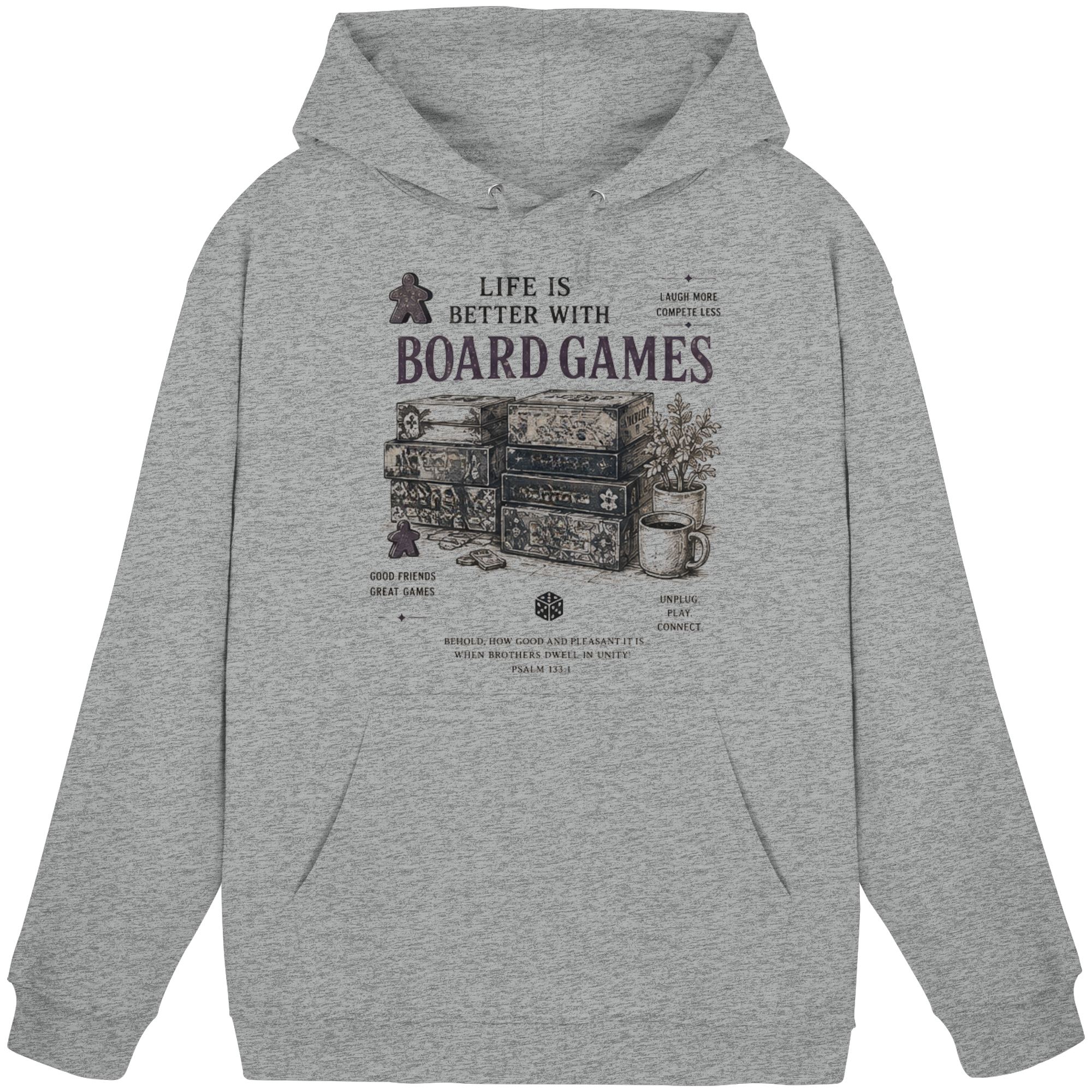 Life Is Better With Board Games - Basic Unisex Hoodie