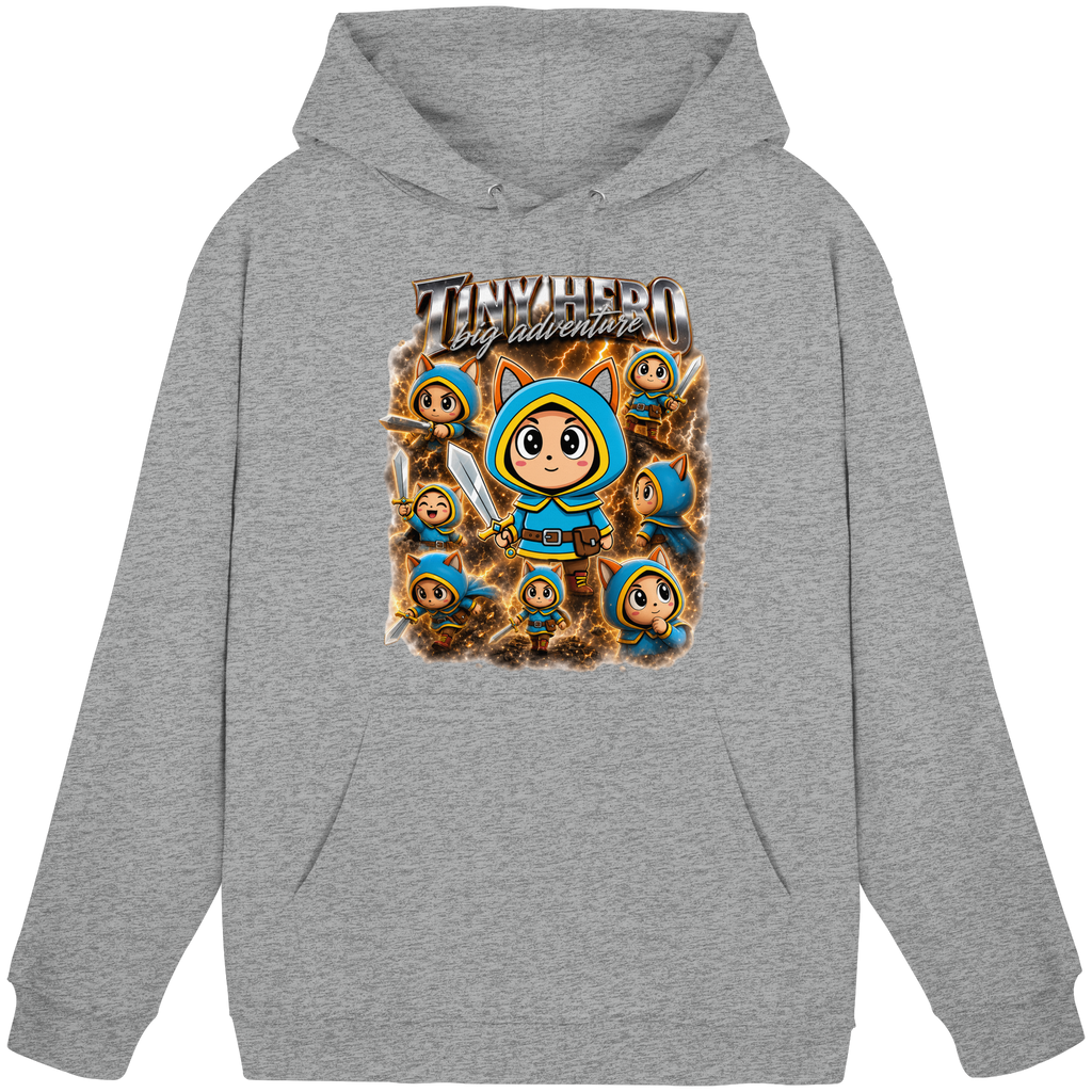 Tiny Hero – Big Adventure - Basic Unisex Hoodie