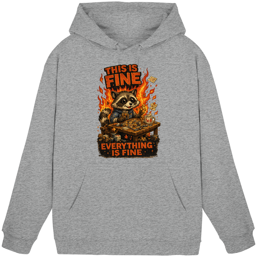 This Is Fine Club! - Basic Unisex Hoodie