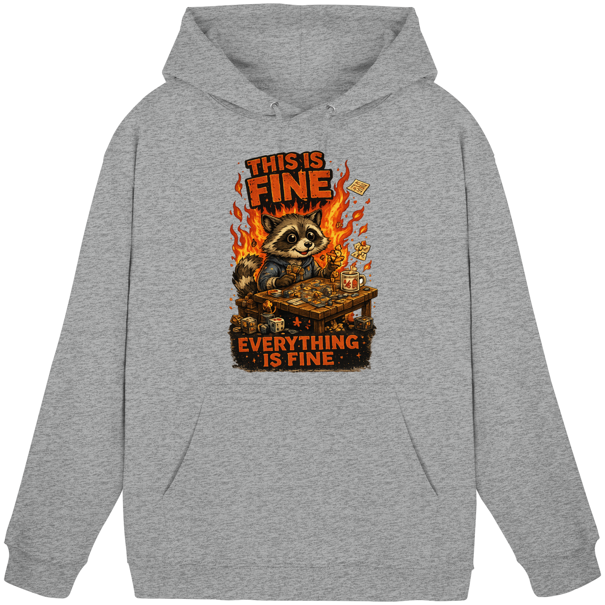 This Is Fine Club! - Basic Unisex Hoodie