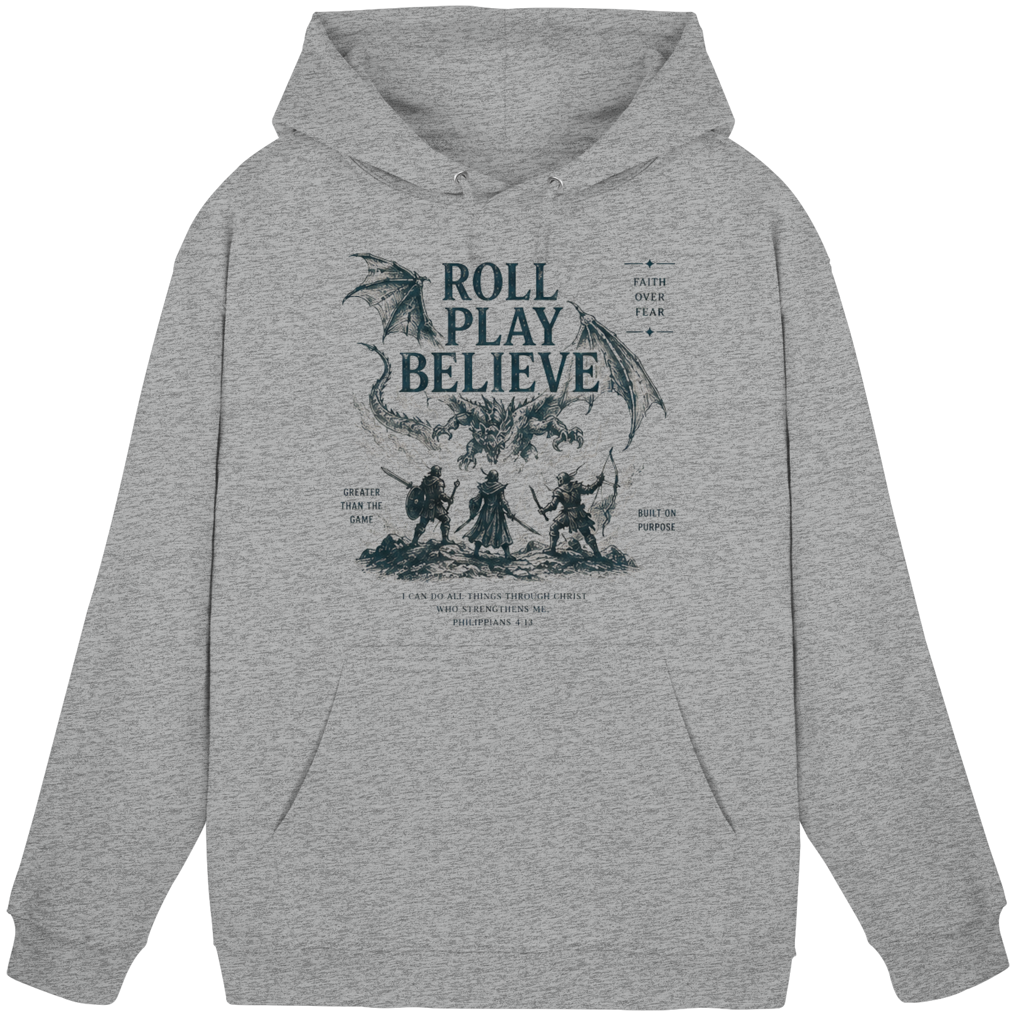 Roll. Play. Believe. - Basic Unisex Hoodie