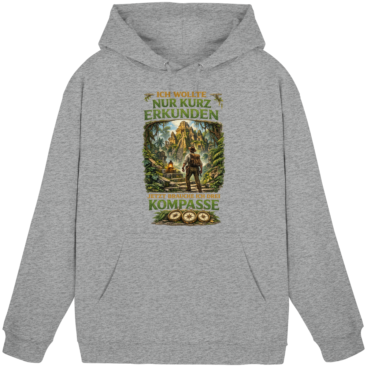 Nur kurz erkunden - Basic Unisex Hoodie