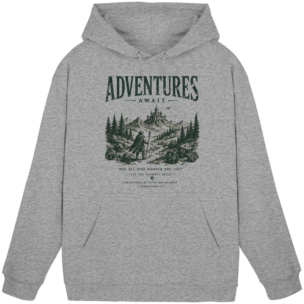 Adventures Await. - Basic Unisex Hoodie