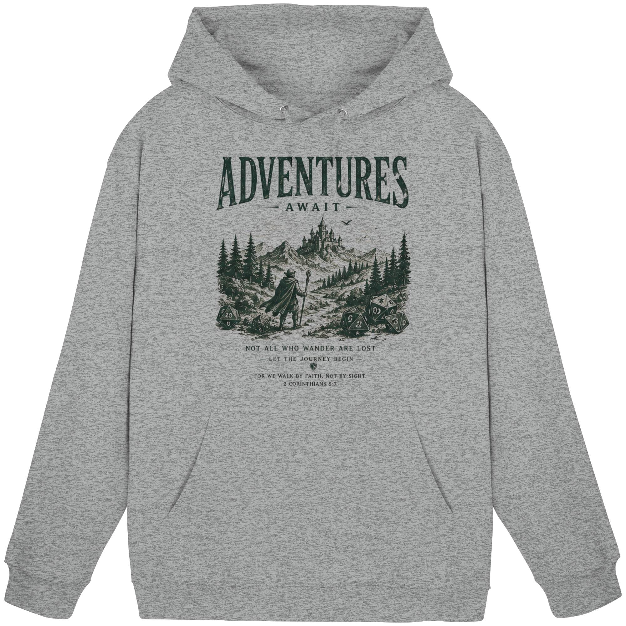 Adventures Await. - Basic Unisex Hoodie