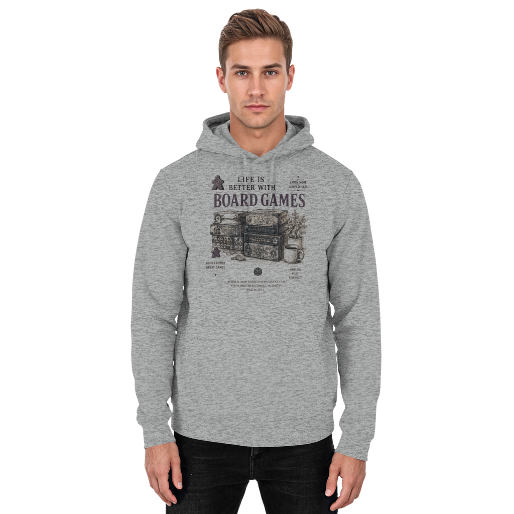 Life Is Better With Board Games - Basic Unisex Hoodie
