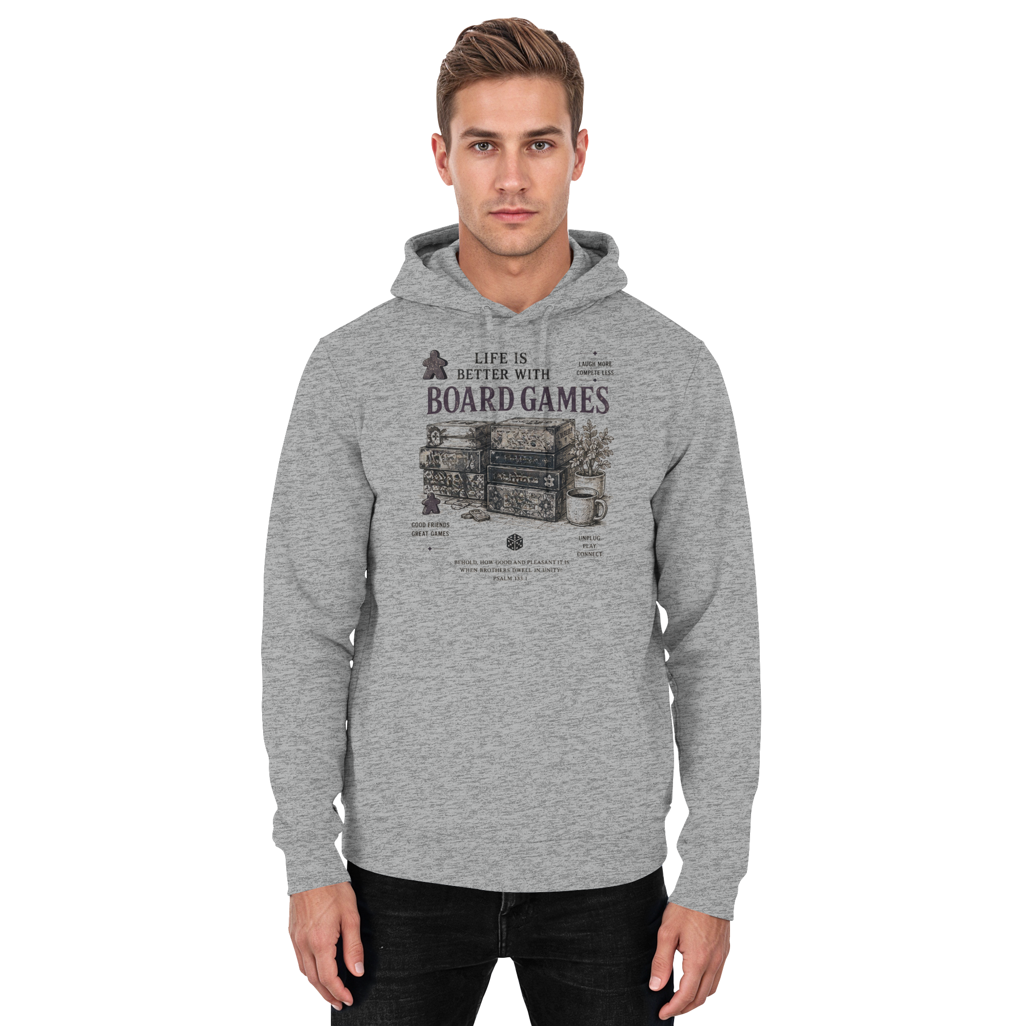 Life Is Better With Board Games - Basic Unisex Hoodie