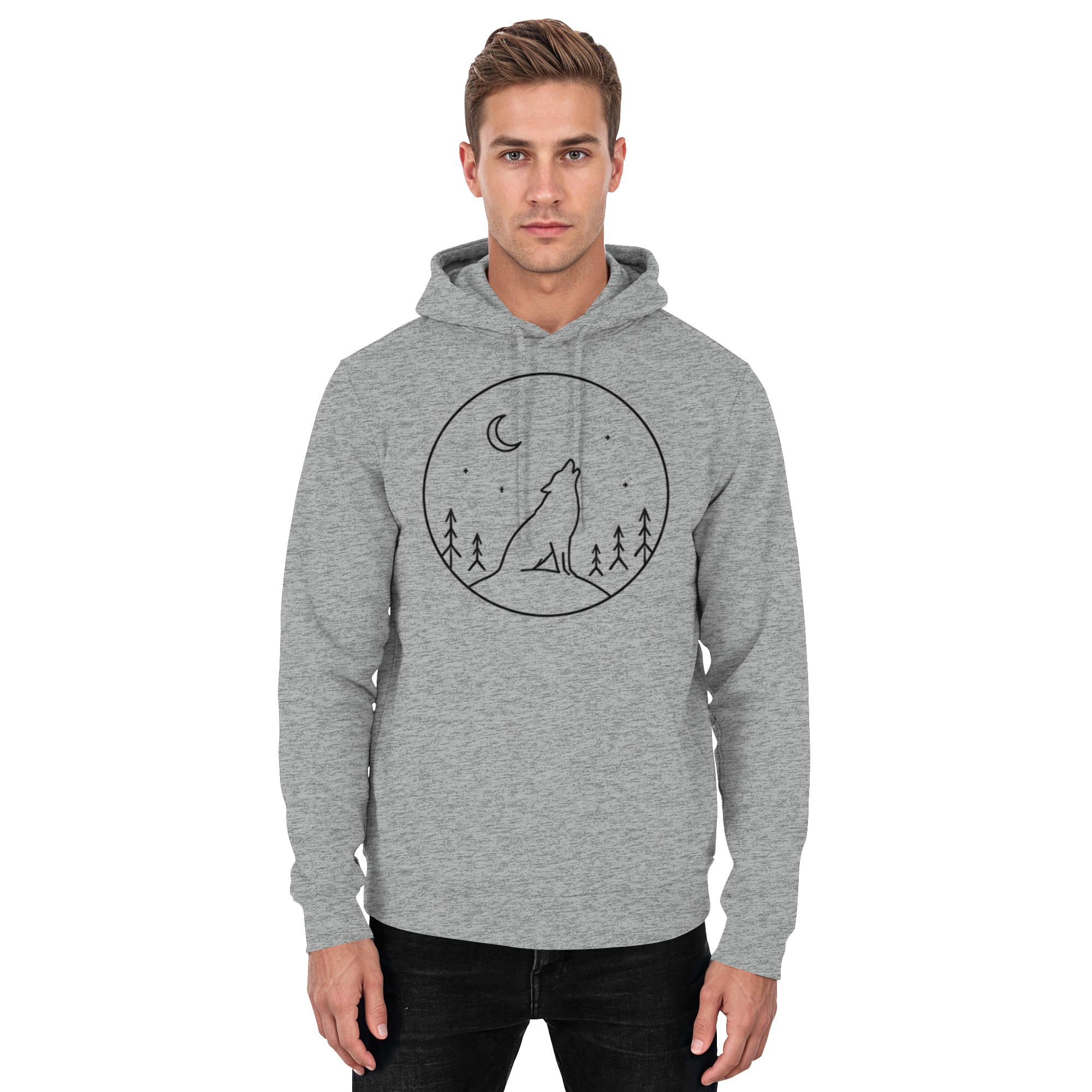 Die Nacht beginnt. - Basic Unisex Hoodie