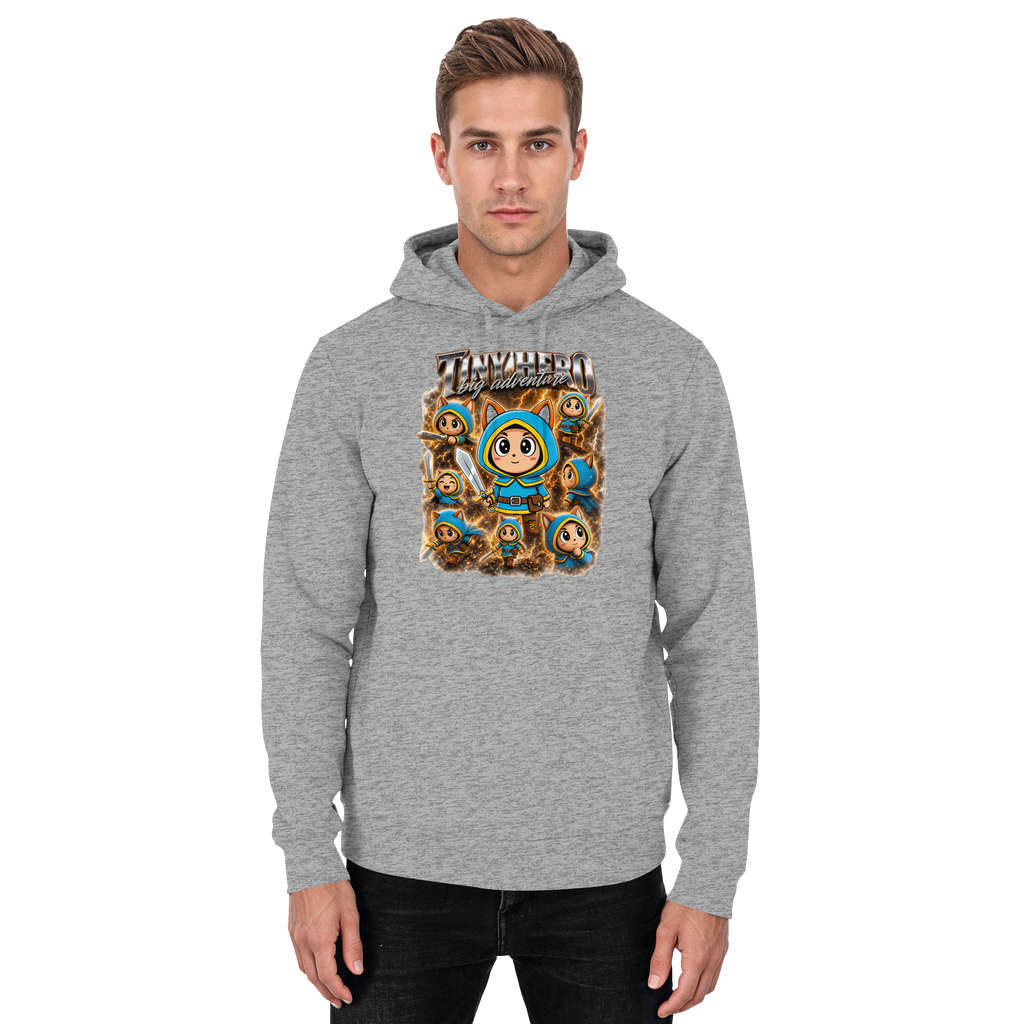 Tiny Hero – Big Adventure - Basic Unisex Hoodie