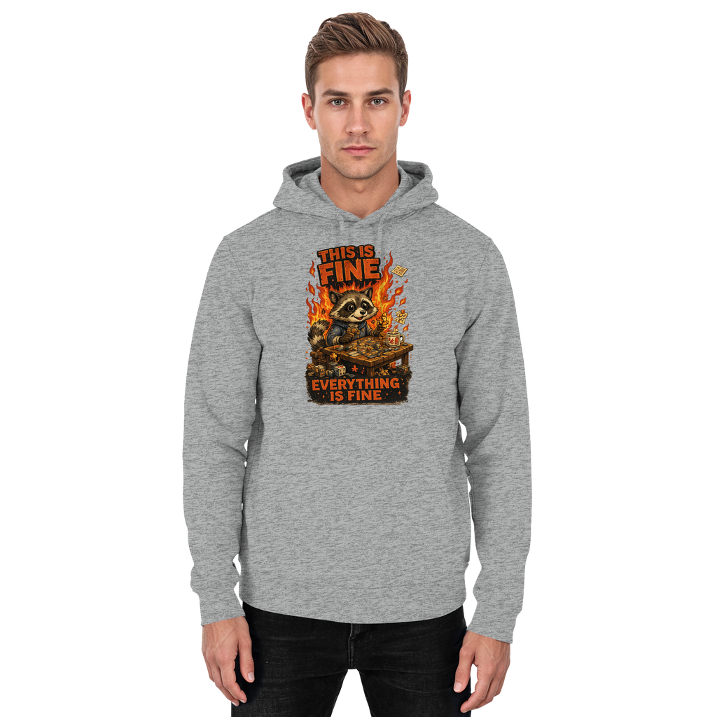 This Is Fine Club! - Basic Unisex Hoodie