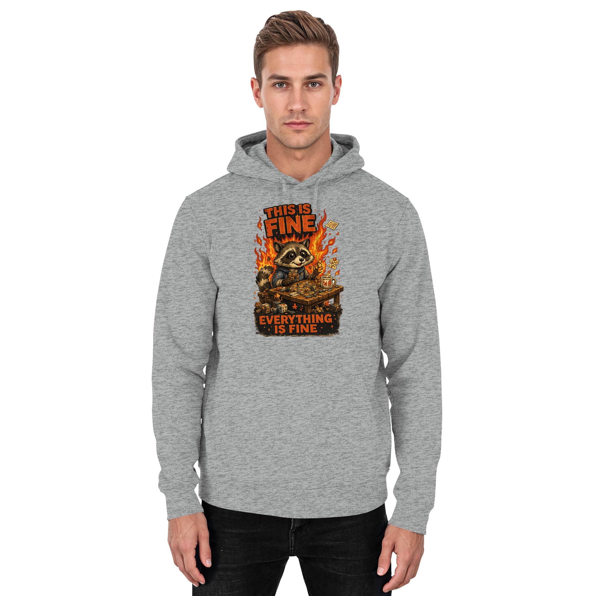 This Is Fine Club! - Basic Unisex Hoodie