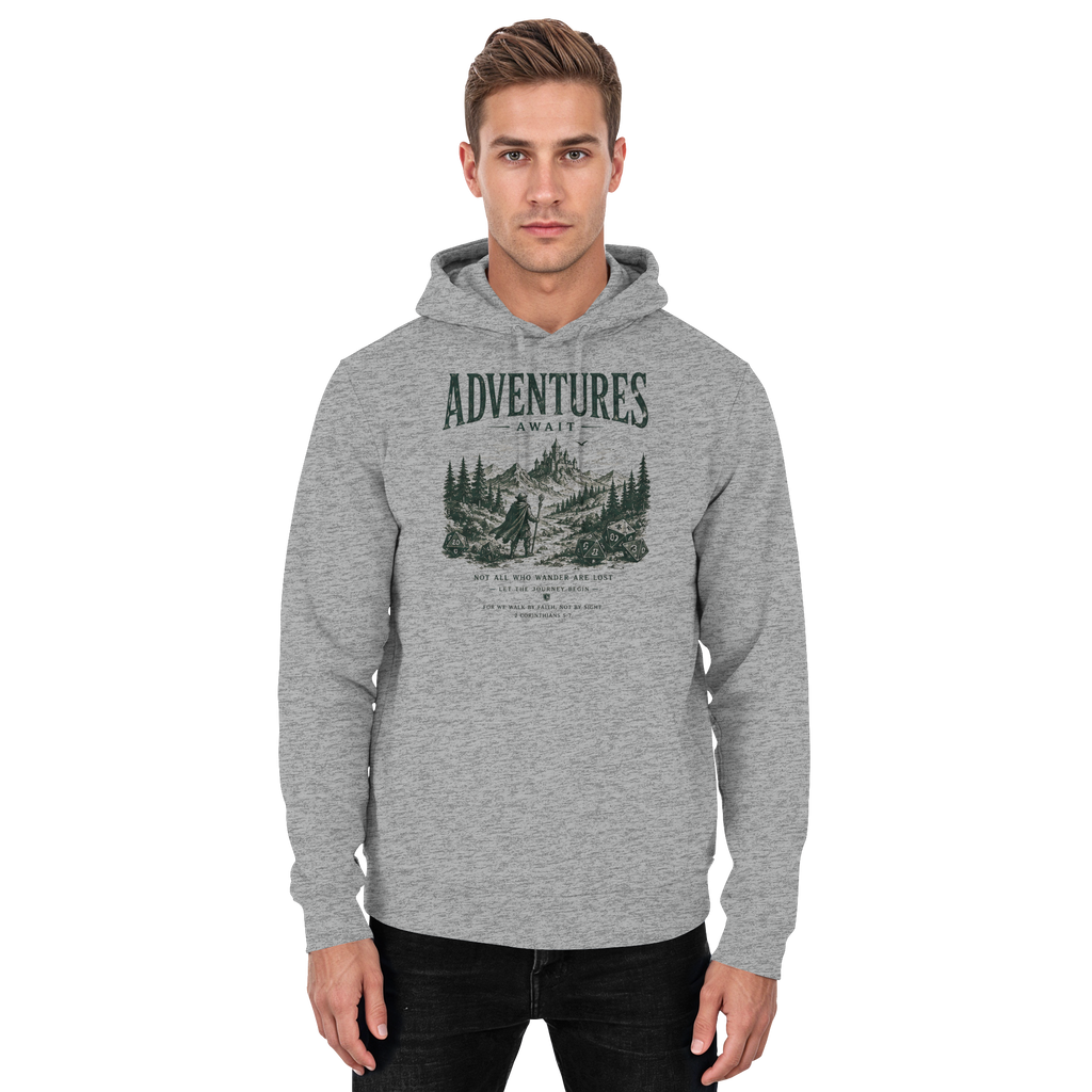 Adventures Await. - Basic Unisex Hoodie