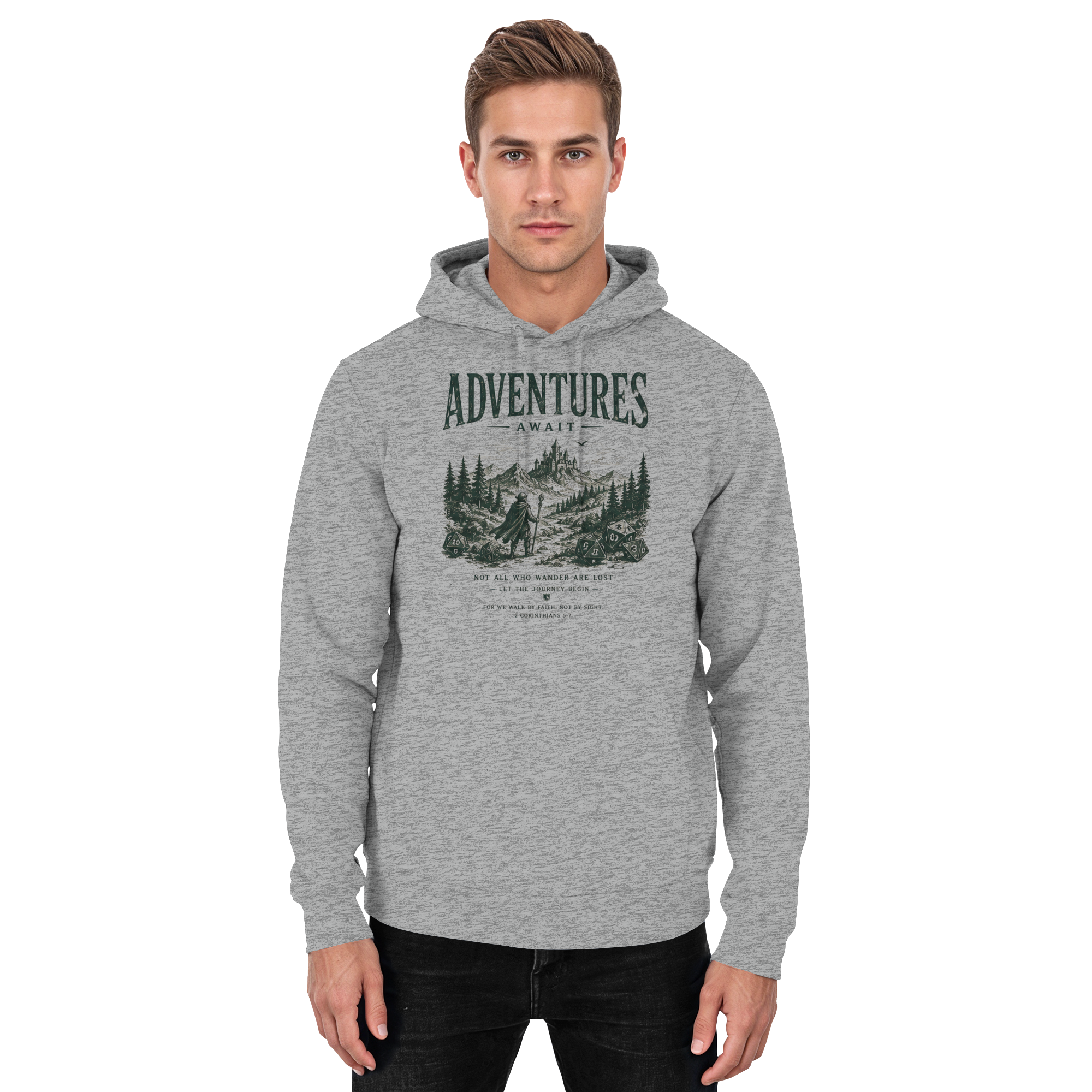 Adventures Await. - Basic Unisex Hoodie