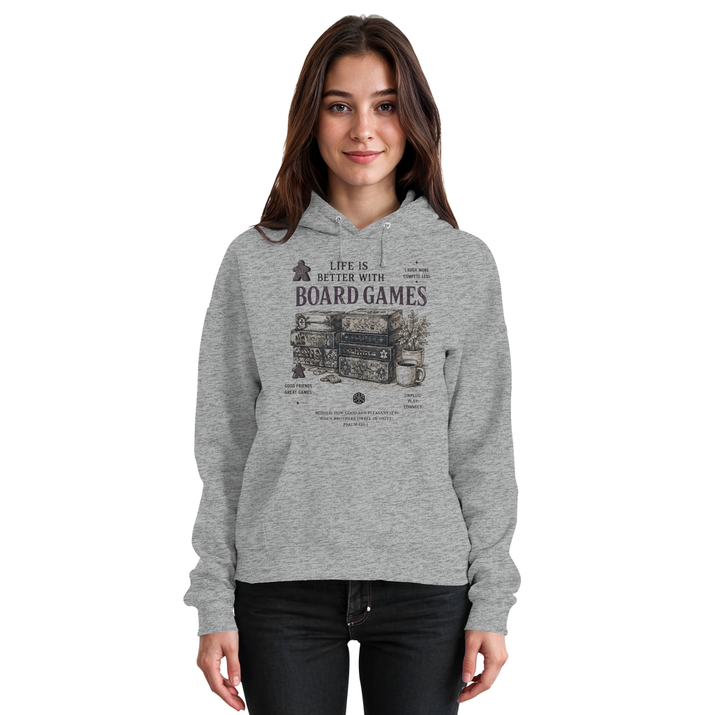 Life Is Better With Board Games - Basic Unisex Hoodie