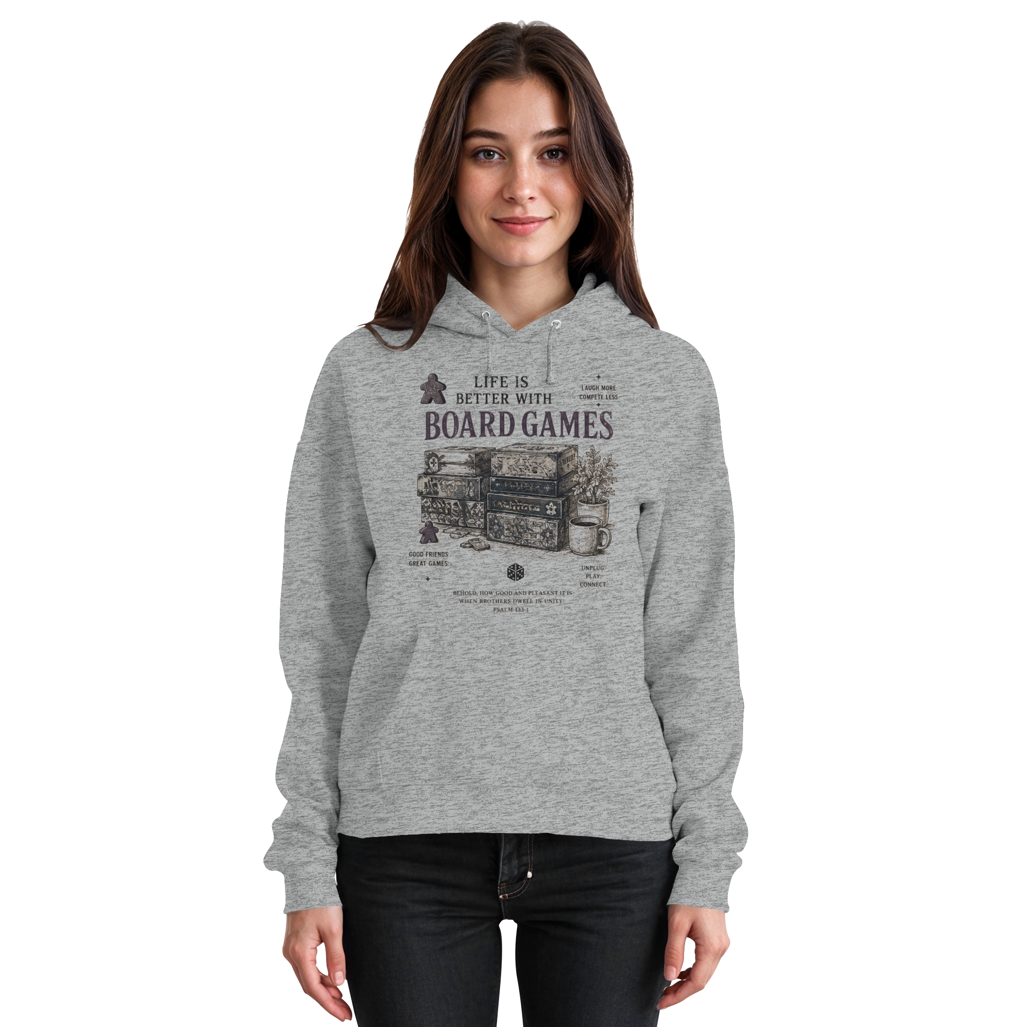 Life Is Better With Board Games - Basic Unisex Hoodie