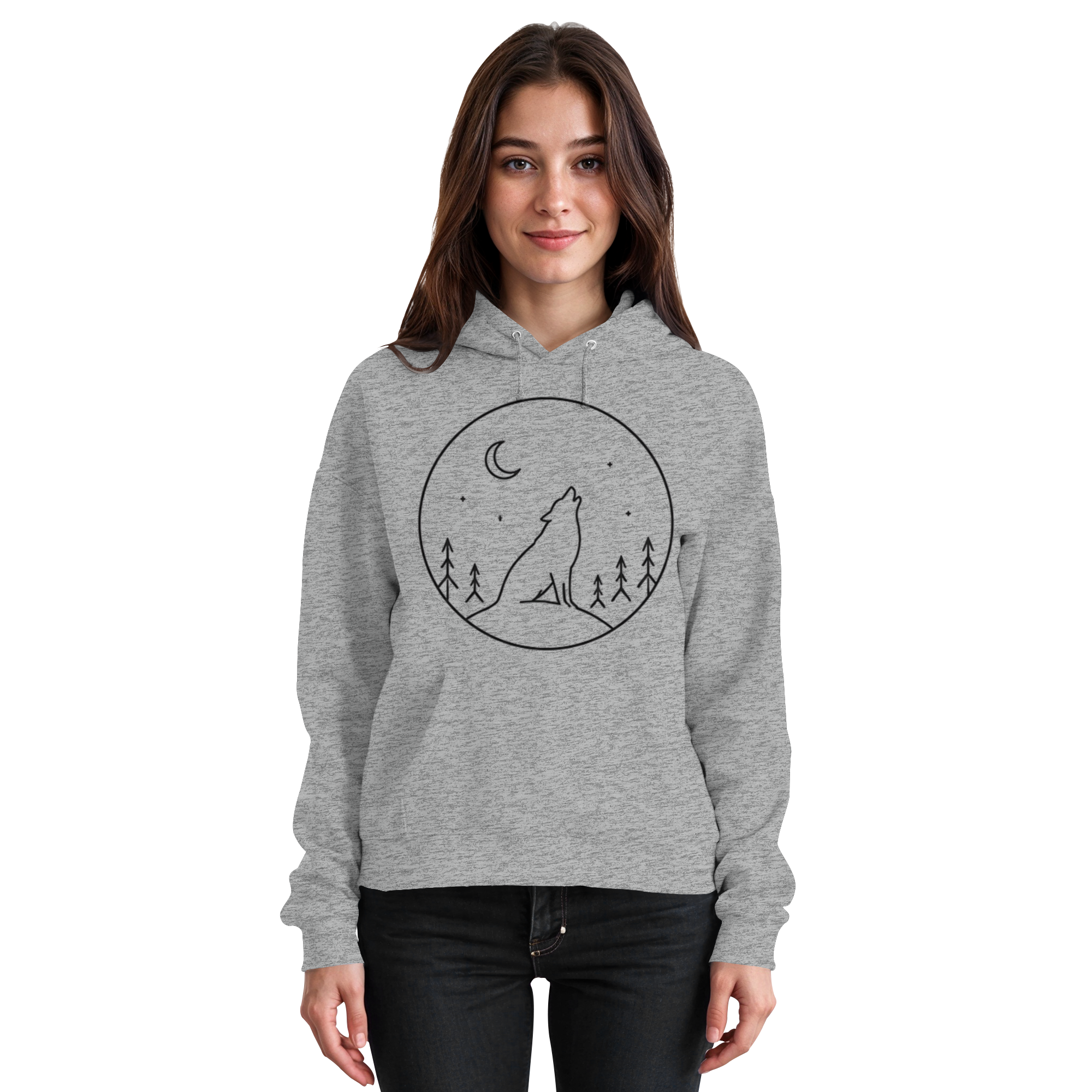 Die Nacht beginnt. - Basic Unisex Hoodie
