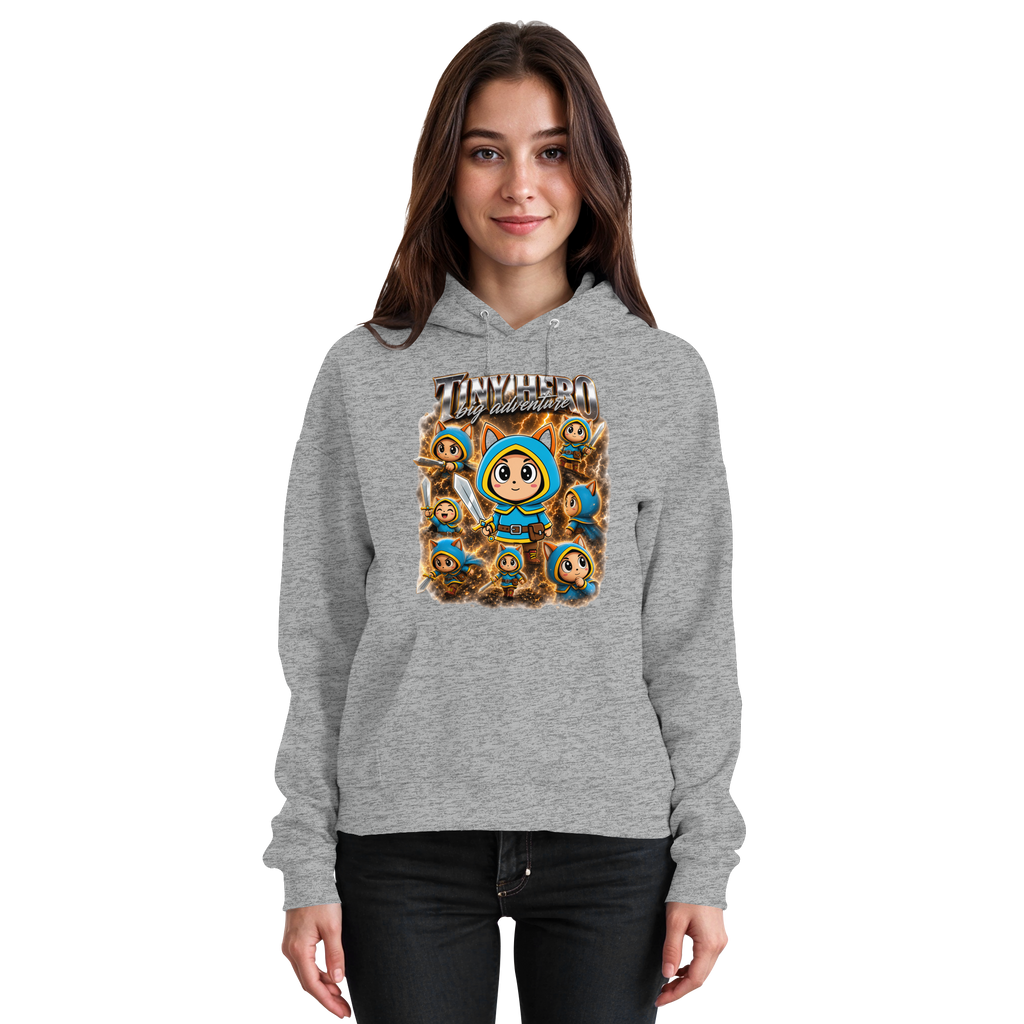 Tiny Hero – Big Adventure - Basic Unisex Hoodie
