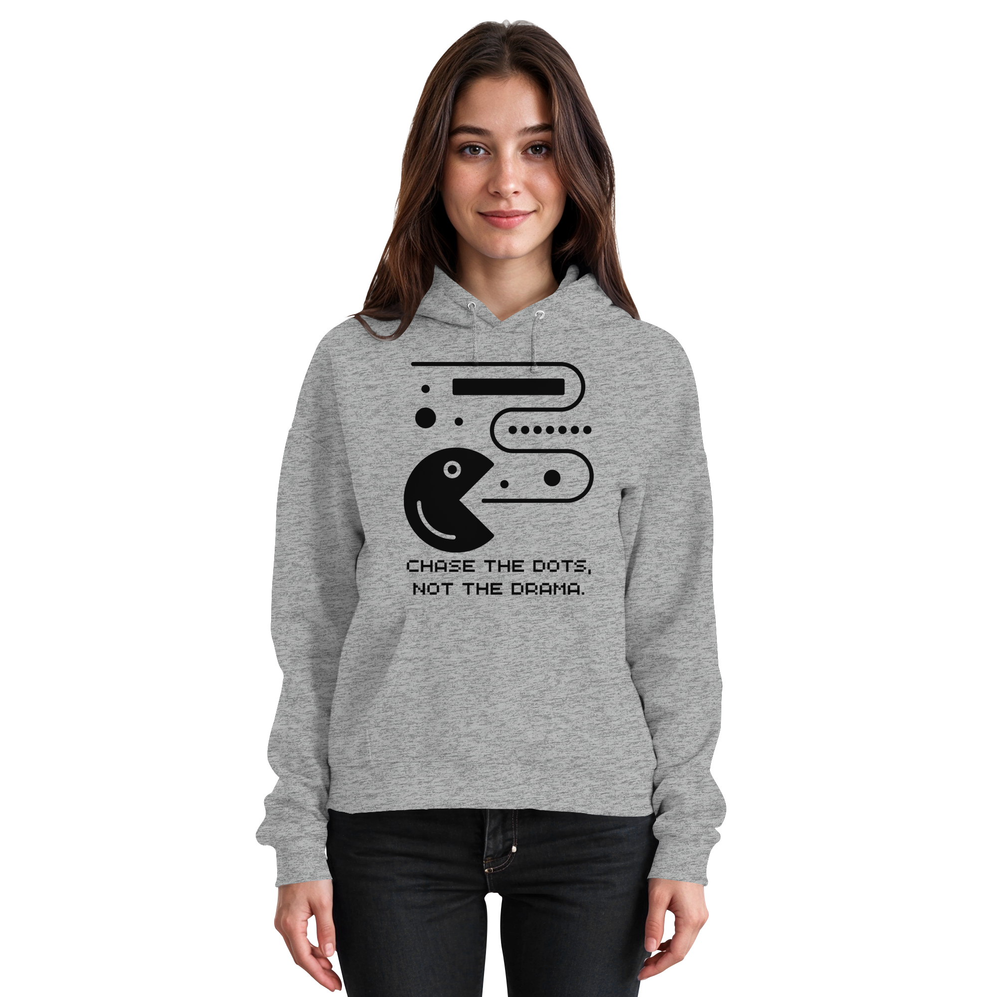 Chase the Dots, Not the Drama - Basic Unisex Hoodie