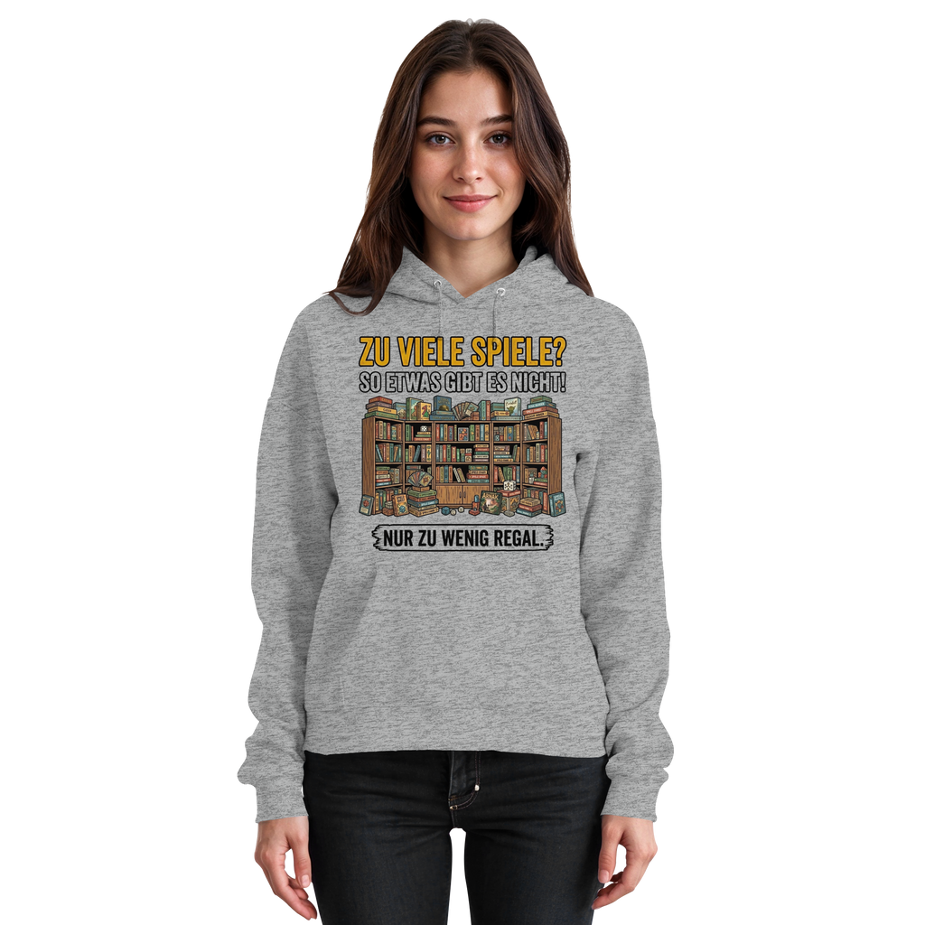 Zu viele Spiele? Zu wenig Regal.  - Basic Unisex Hoodie