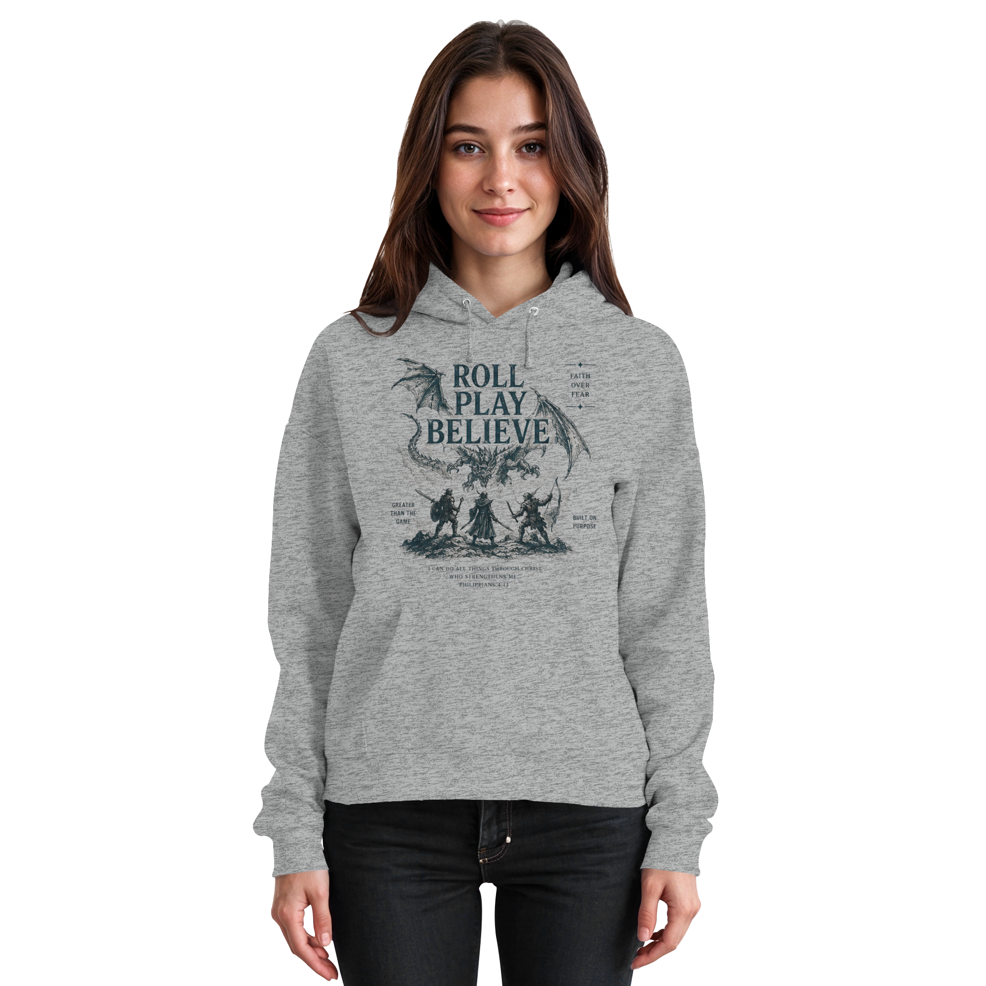 Roll. Play. Believe. - Basic Unisex Hoodie