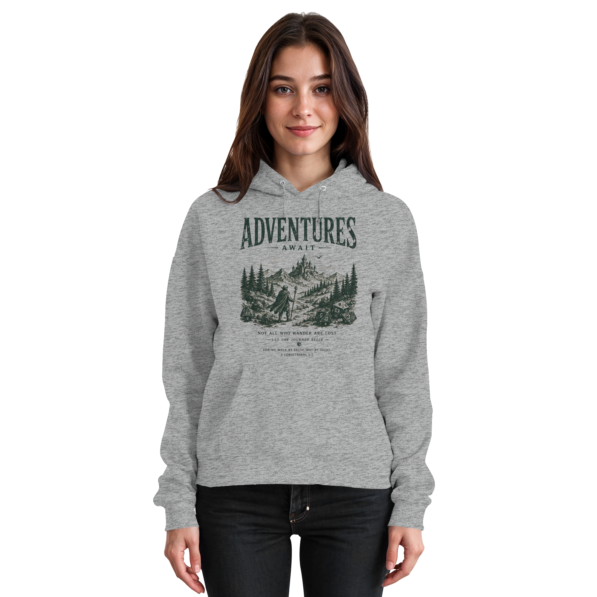 Adventures Await. - Basic Unisex Hoodie