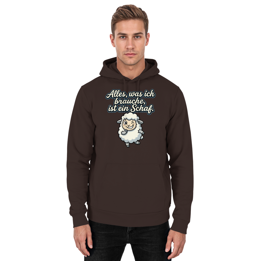 Alles, was ich brauche, ist ein Schaf!  - Basic Unisex Hoodie