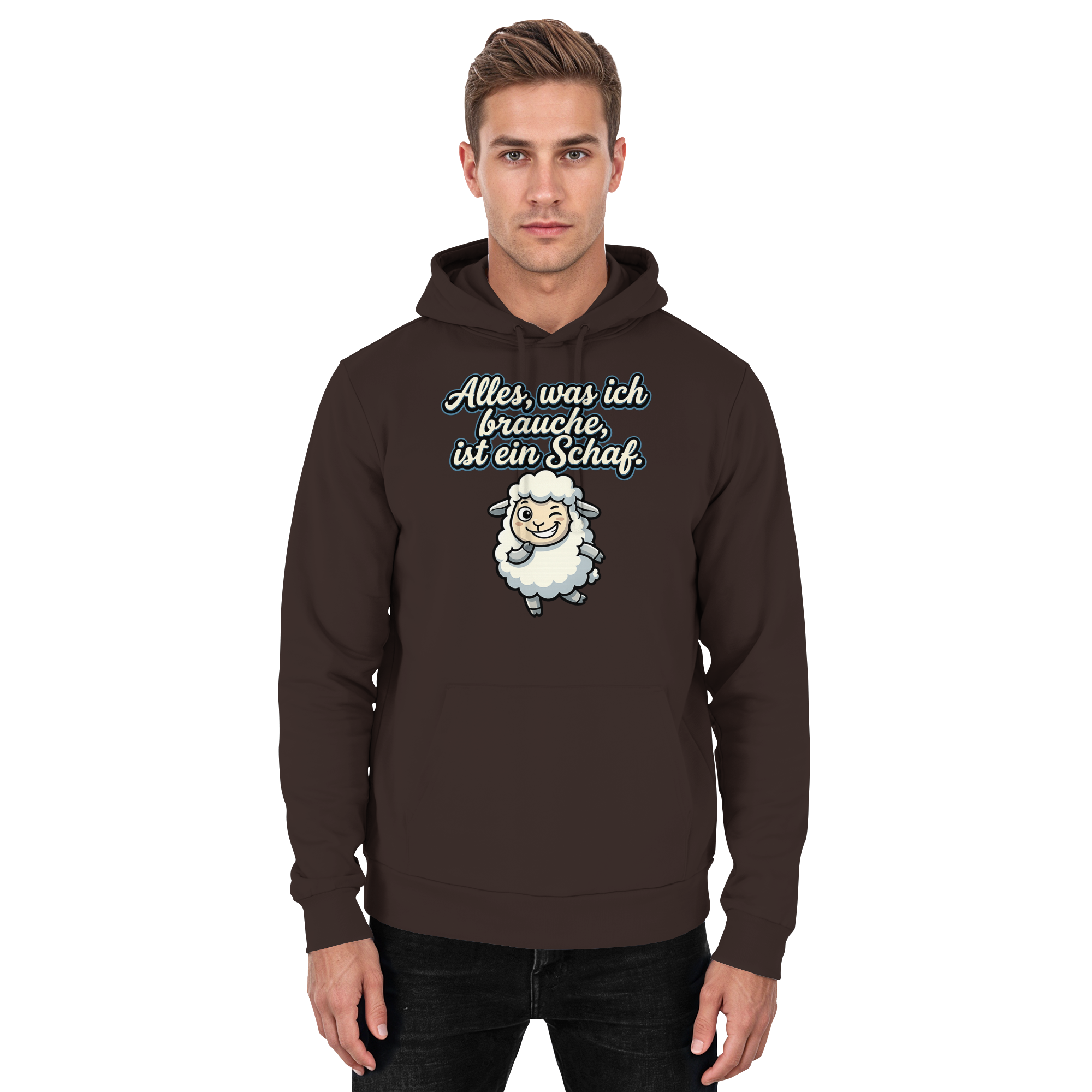 Alles, was ich brauche, ist ein Schaf!  - Basic Unisex Hoodie
