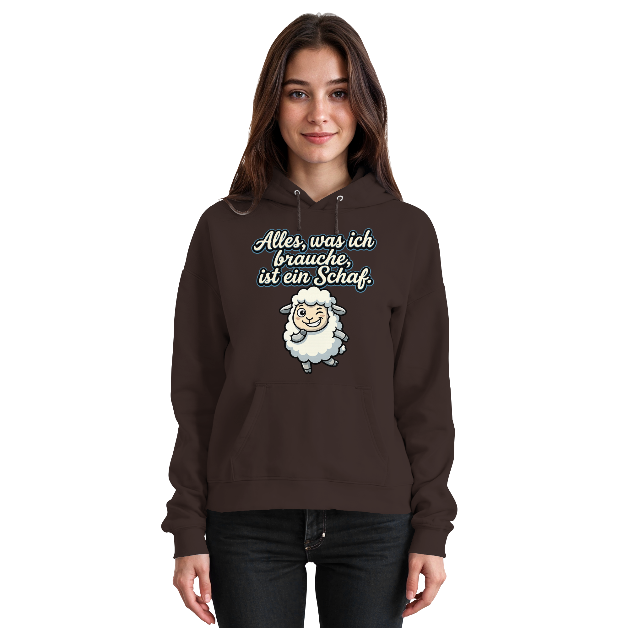 Alles, was ich brauche, ist ein Schaf!  - Basic Unisex Hoodie