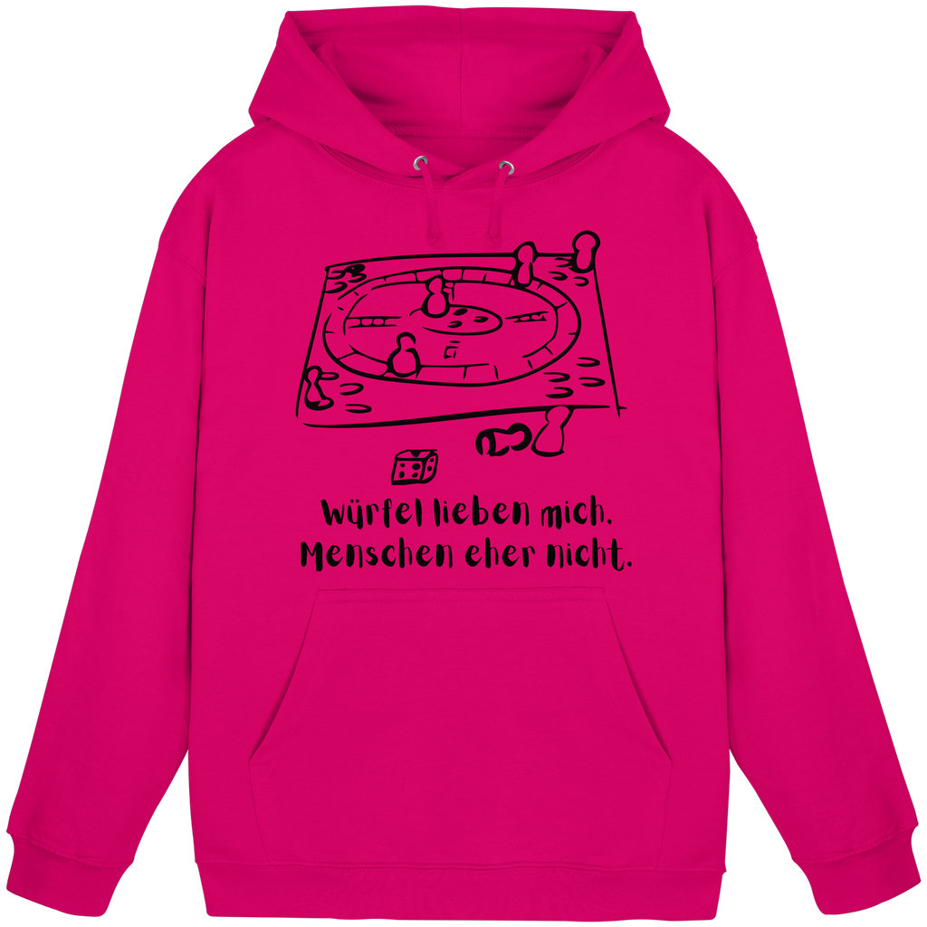 Würfel lieben mich. Menschen eher nicht. - Basic Unisex Hoodie