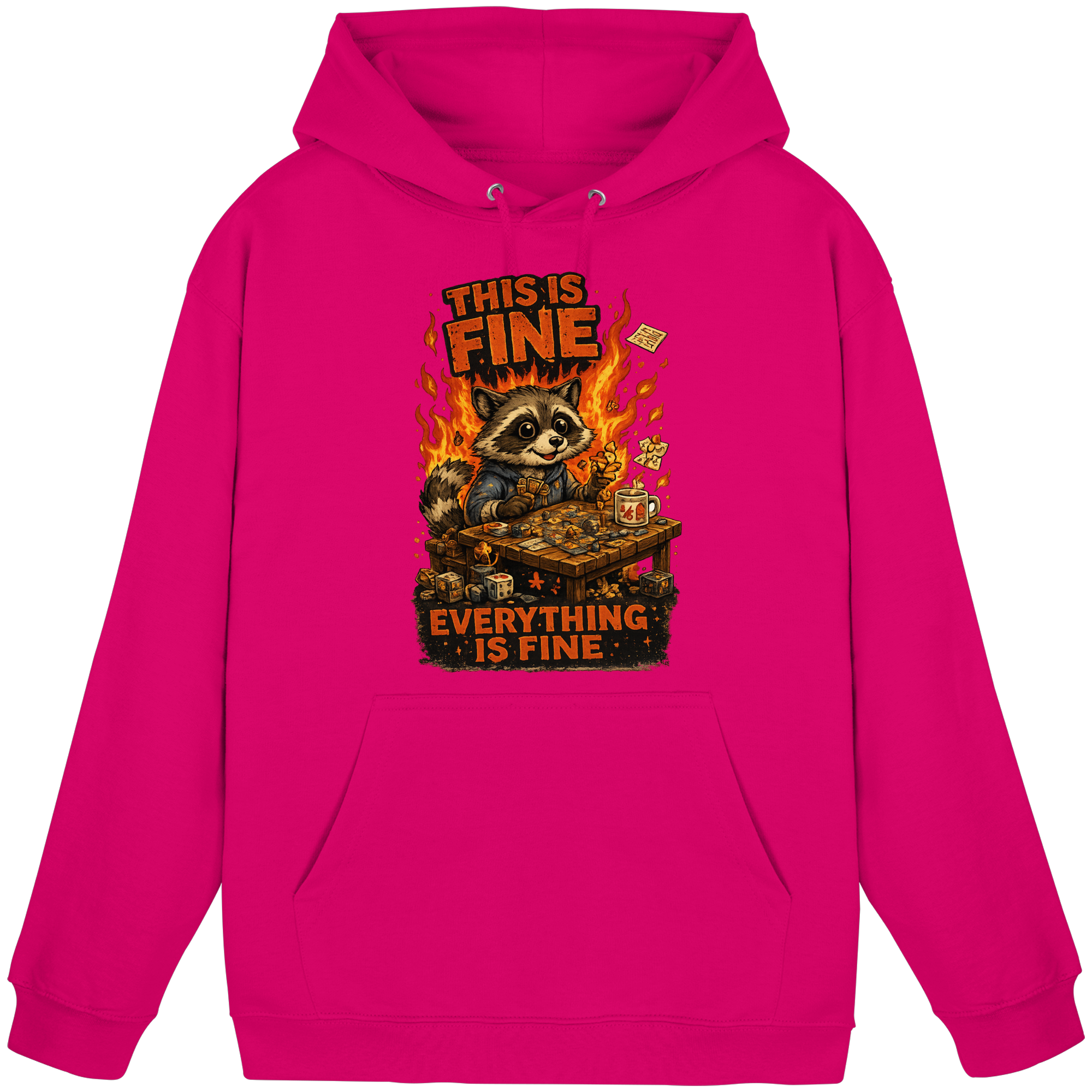 This Is Fine Club! - Basic Unisex Hoodie