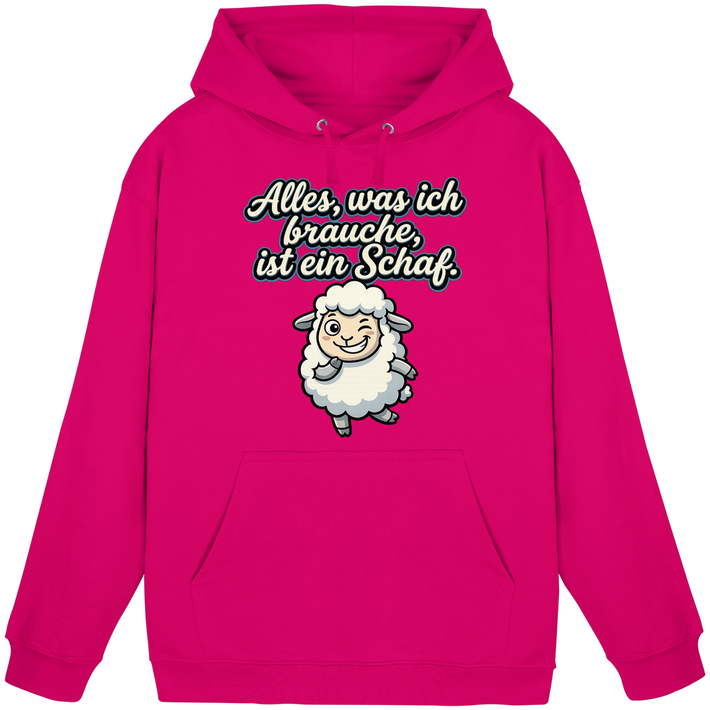 Alles, was ich brauche, ist ein Schaf!  - Basic Unisex Hoodie