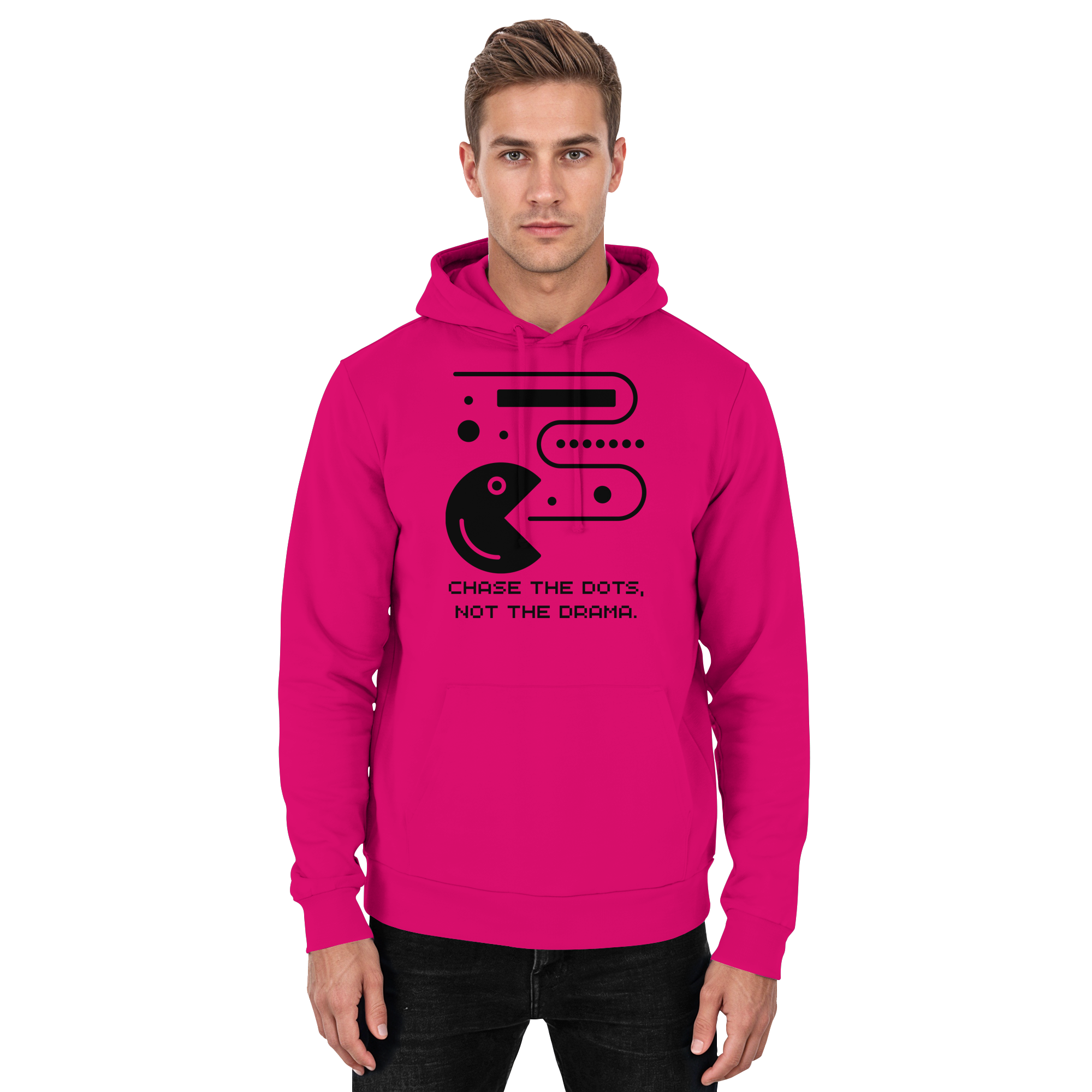 Chase the Dots, Not the Drama - Basic Unisex Hoodie